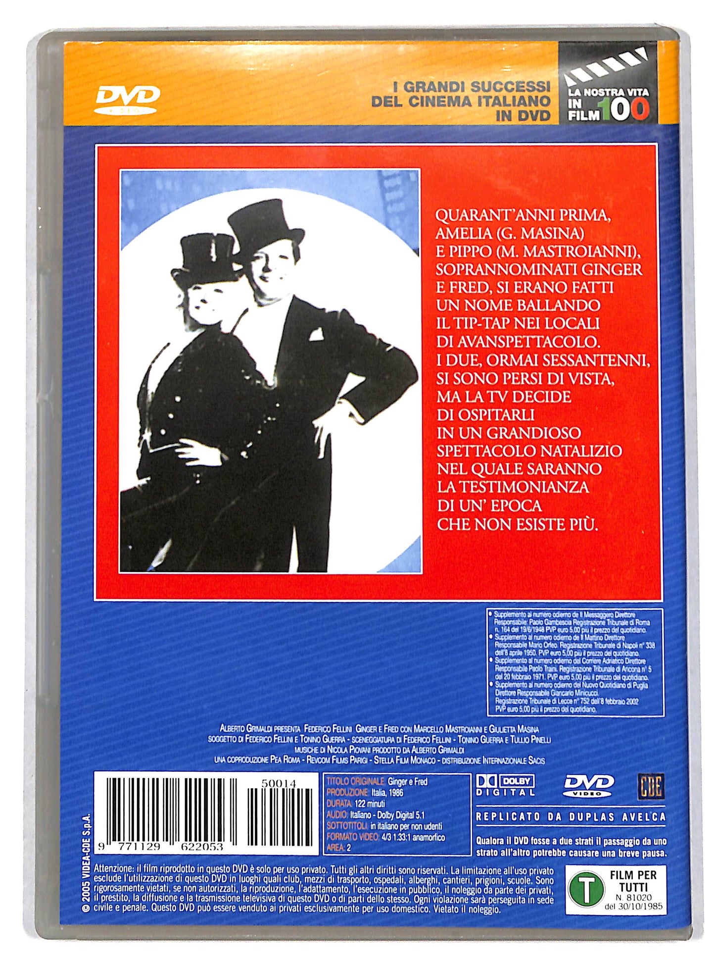 EBOND Ginger e Fred DVD Editoriale EDITORIALE D716164