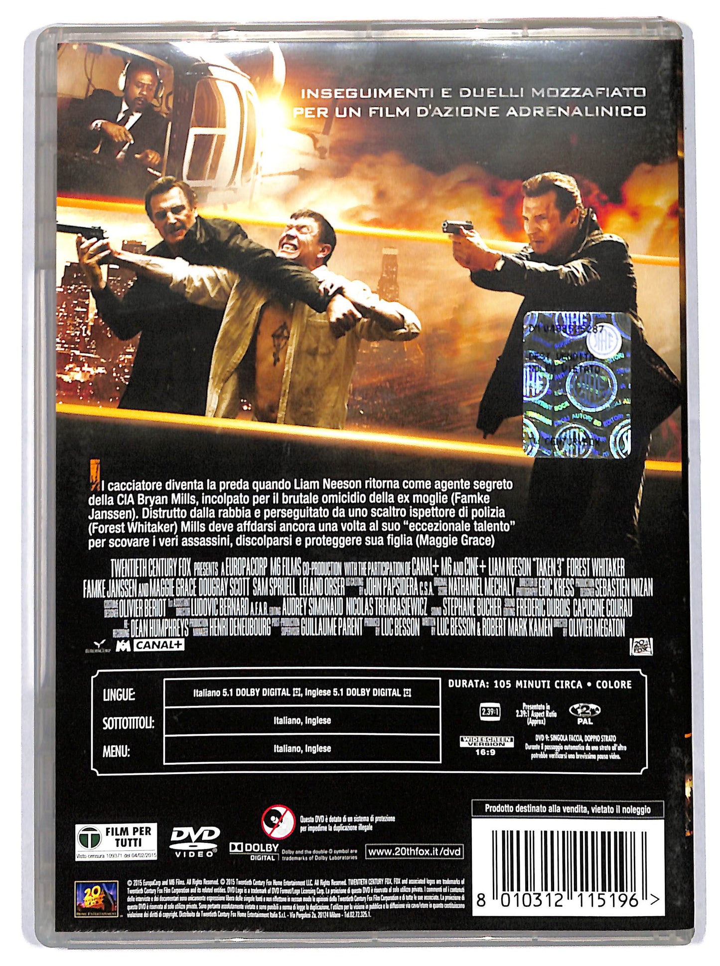 EBOND taken 3 - l'ora della verita DVD D716210