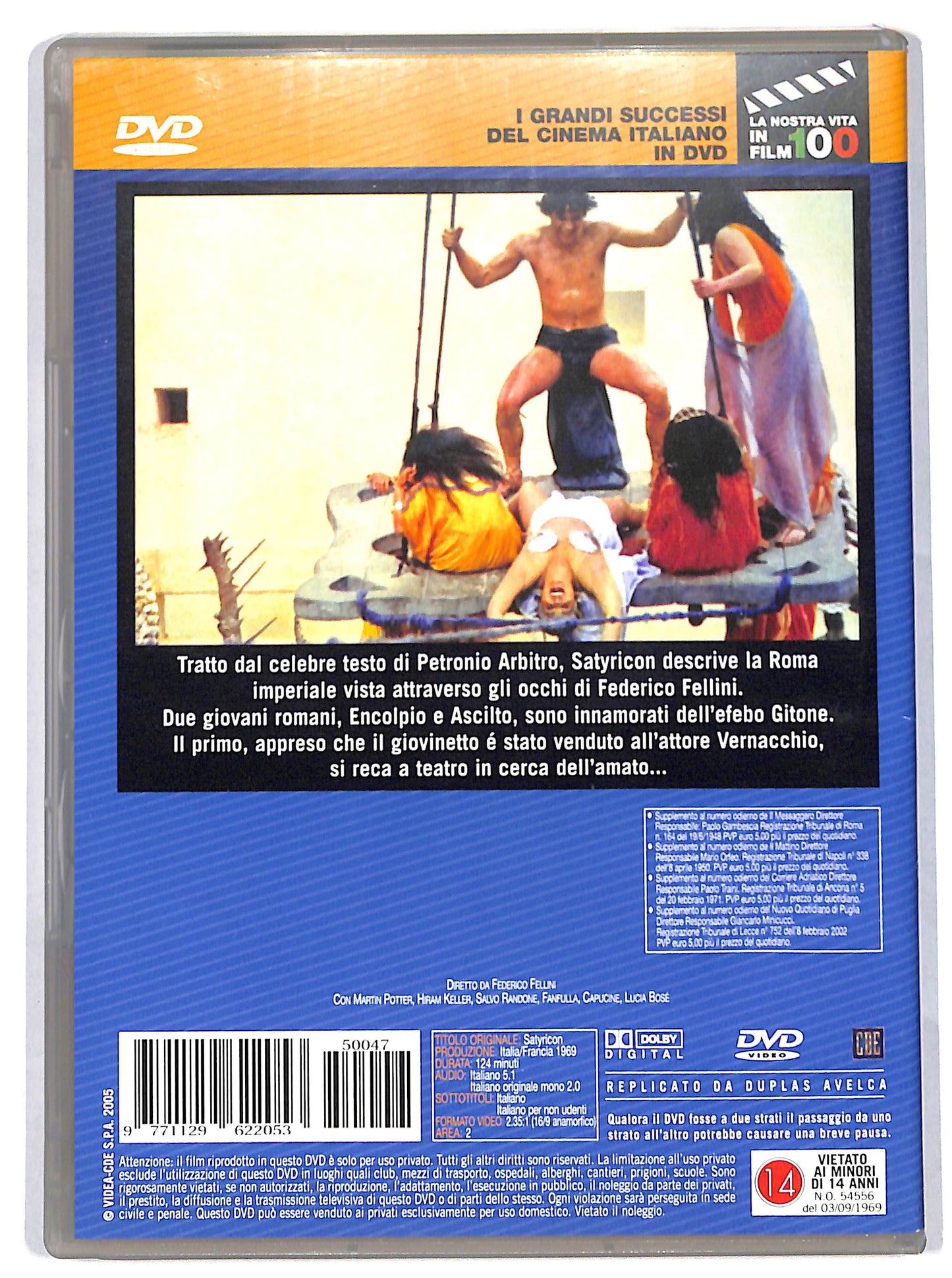 EBOND Fellini Satyricon - federico fellini EDITORIALE DVD D716217