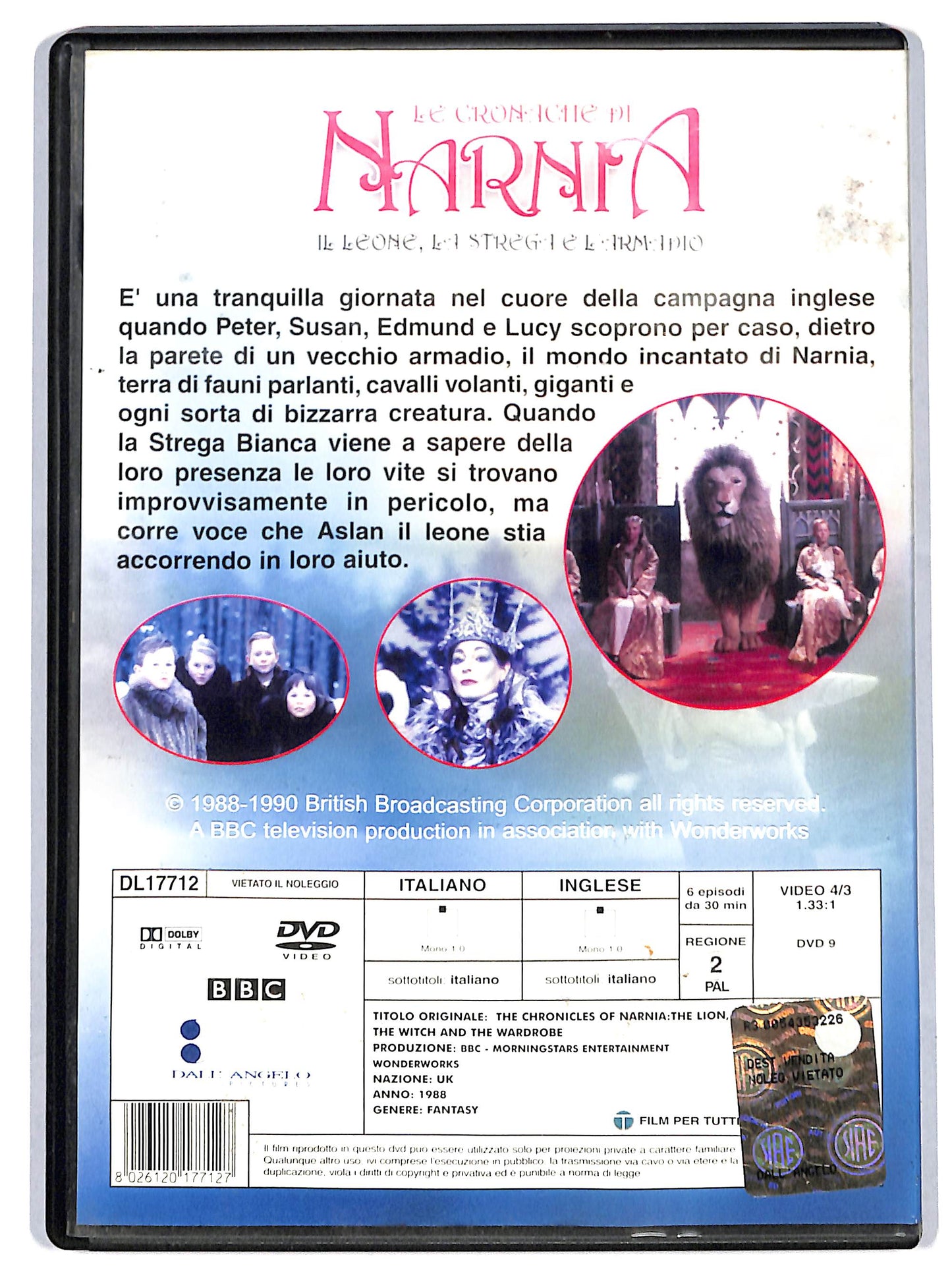 EBOND le cronache di narnia - il leone, la strega e l'armadio DVD D716326