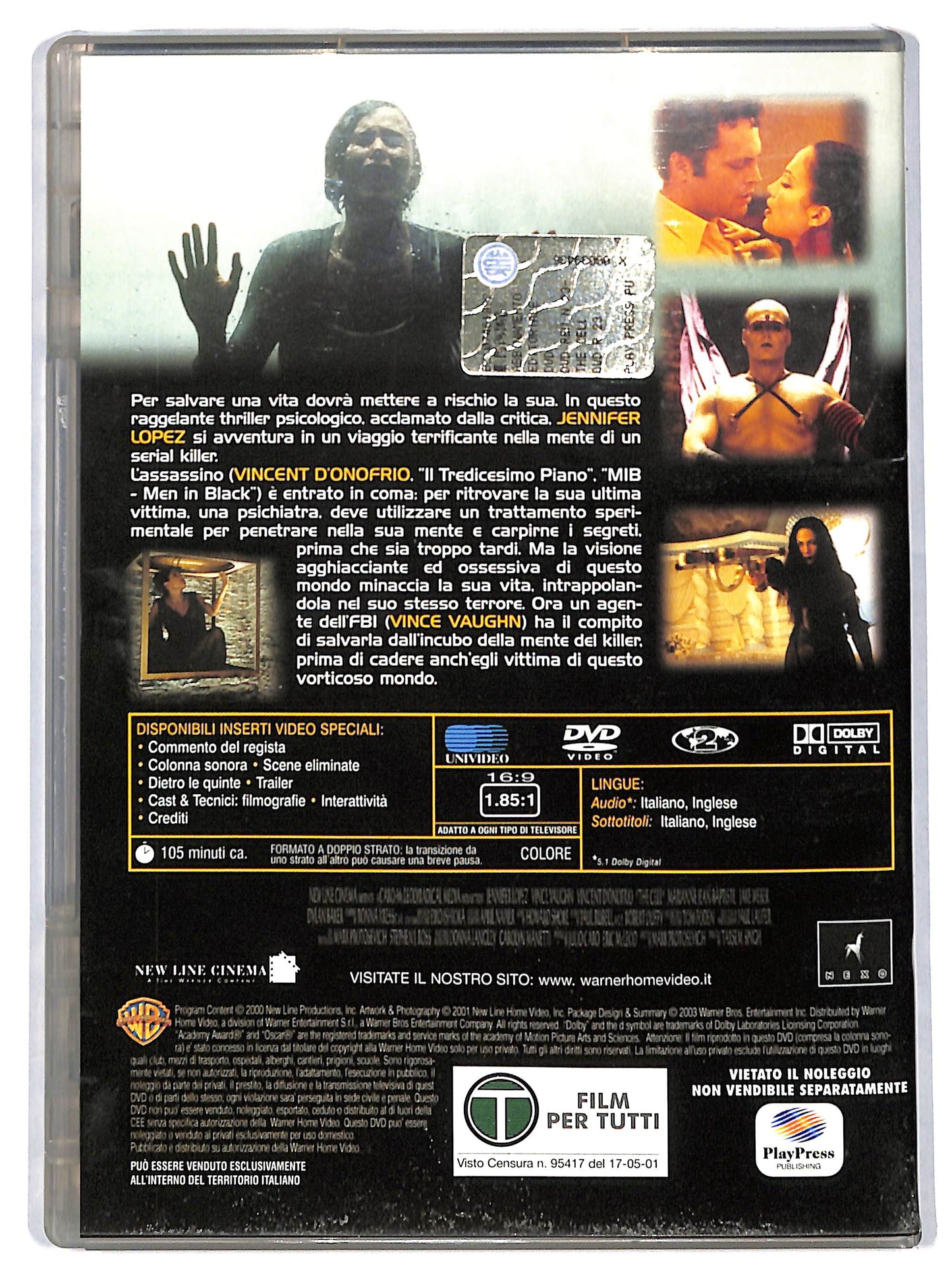 EBOND The cell La cellula EDITORIALE DVD D716334
