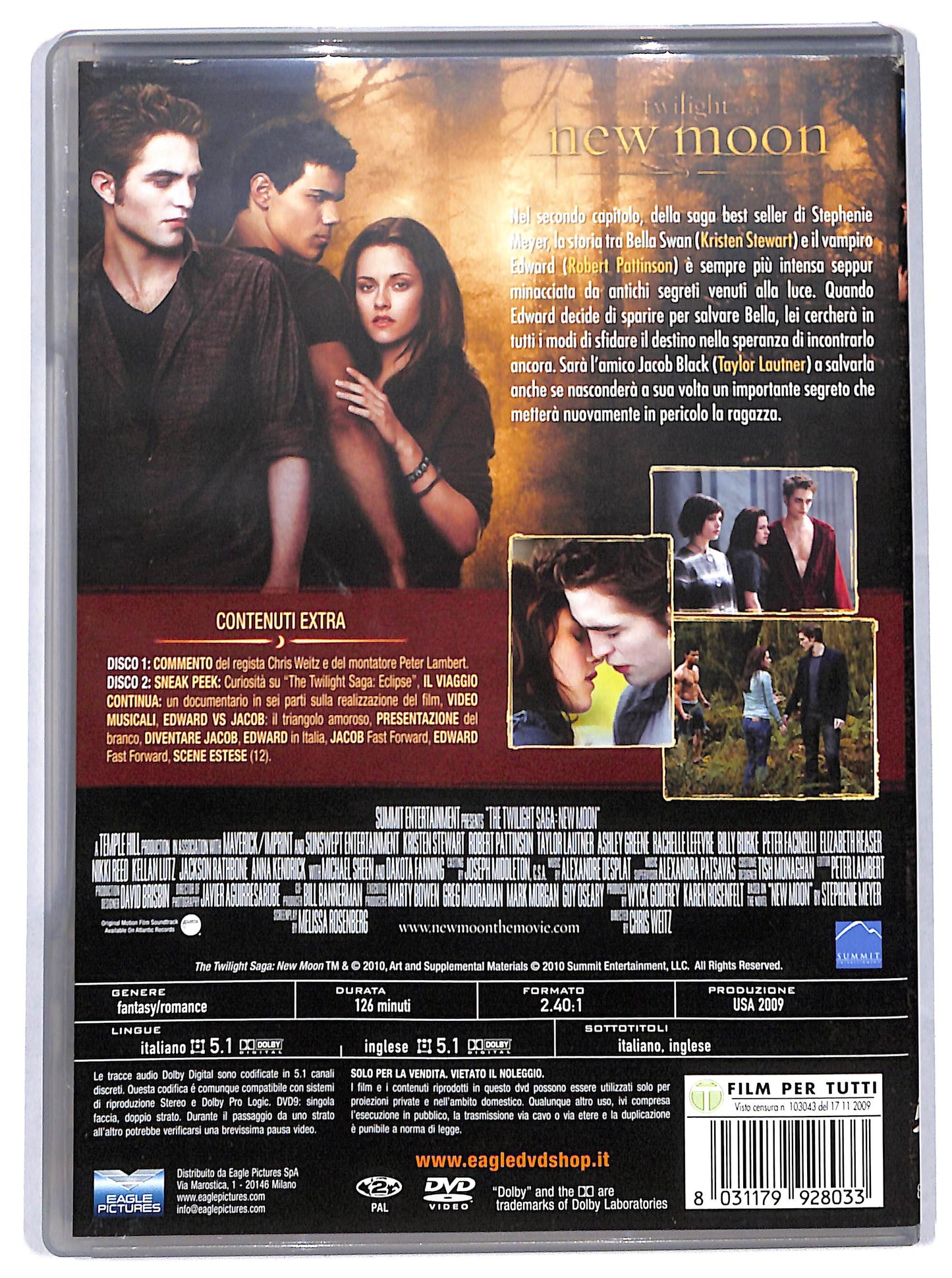 EBOND the twilight saga - new moon DVD D716364