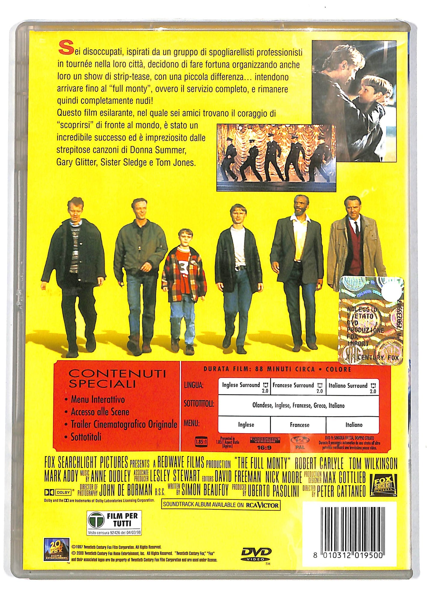 EBOND Full Monty - Squattrinati organizzati DVD D716435