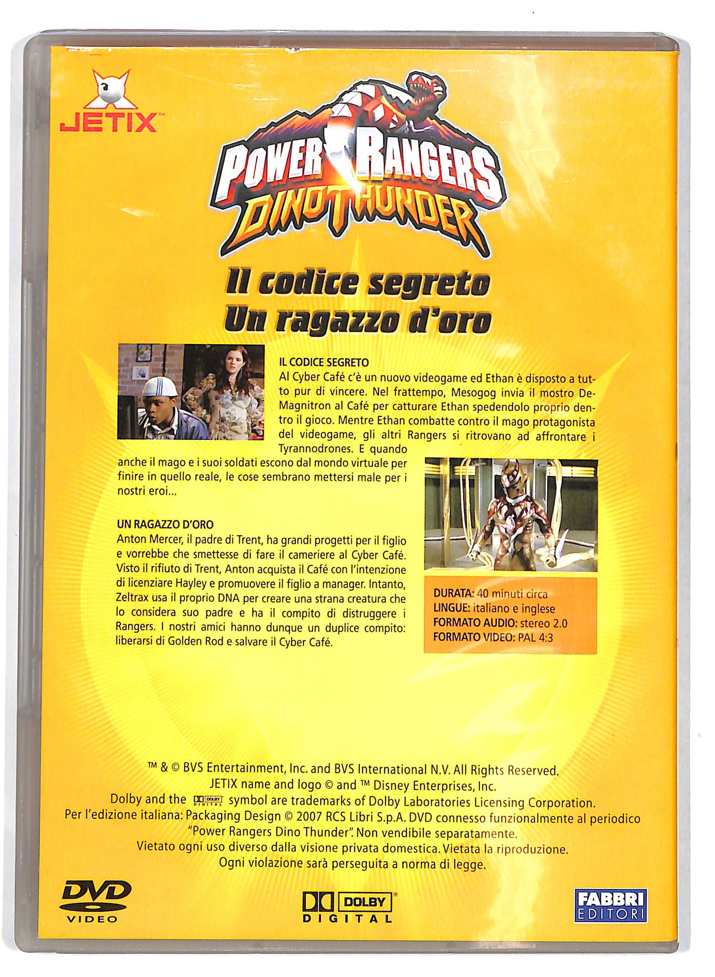 EBOND Power Rangers Dinothunder - Un ragazzo d'oro EDITORIALE  DVD D716506