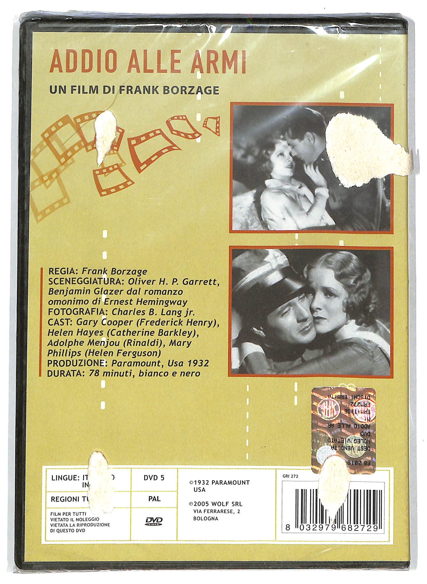 EBOND Addio alle armi DVD D716545