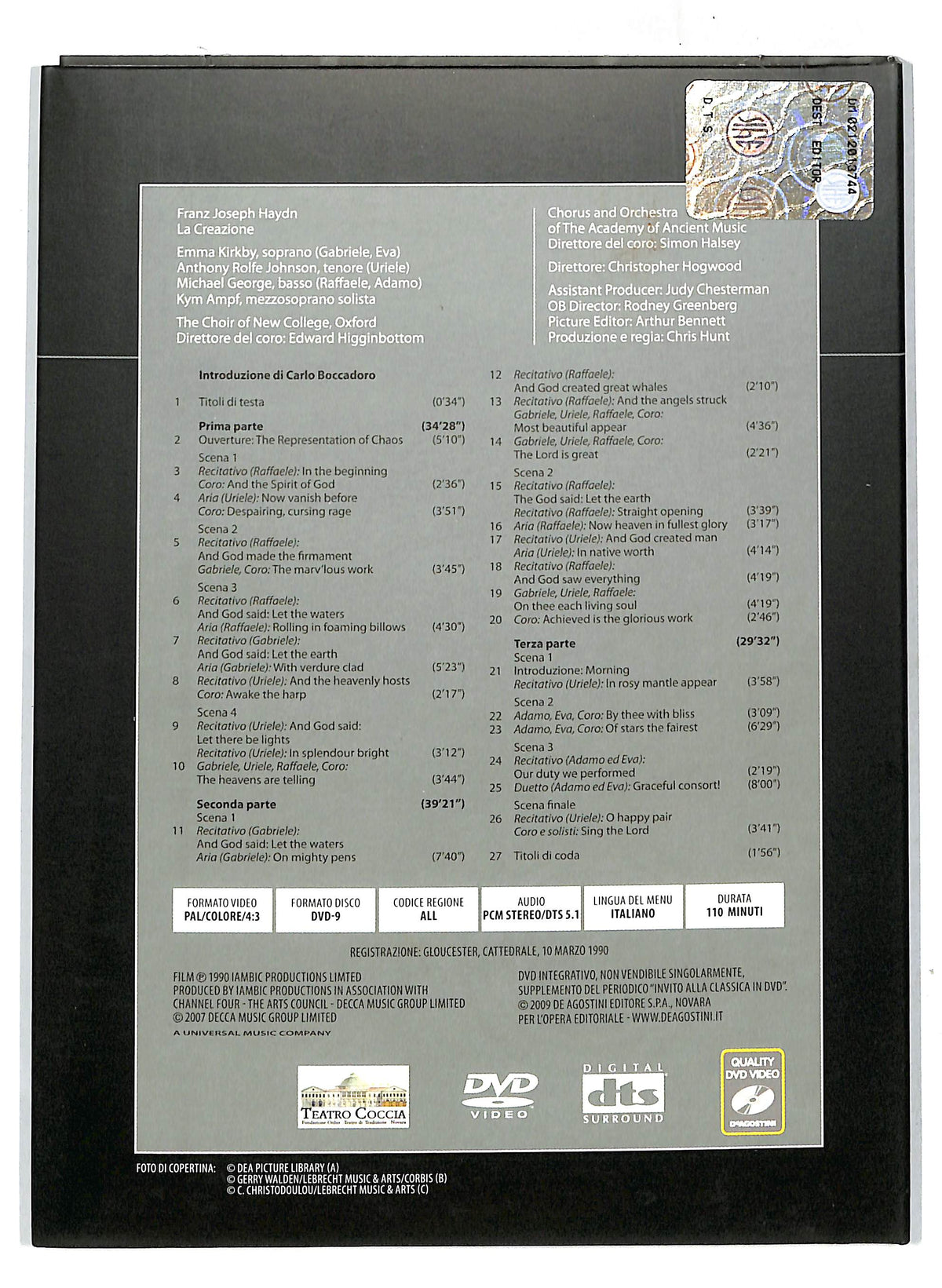 EBOND Invito alla classica - Haydn - Hogwood Vol 16 EDITORIALE DVD D716656