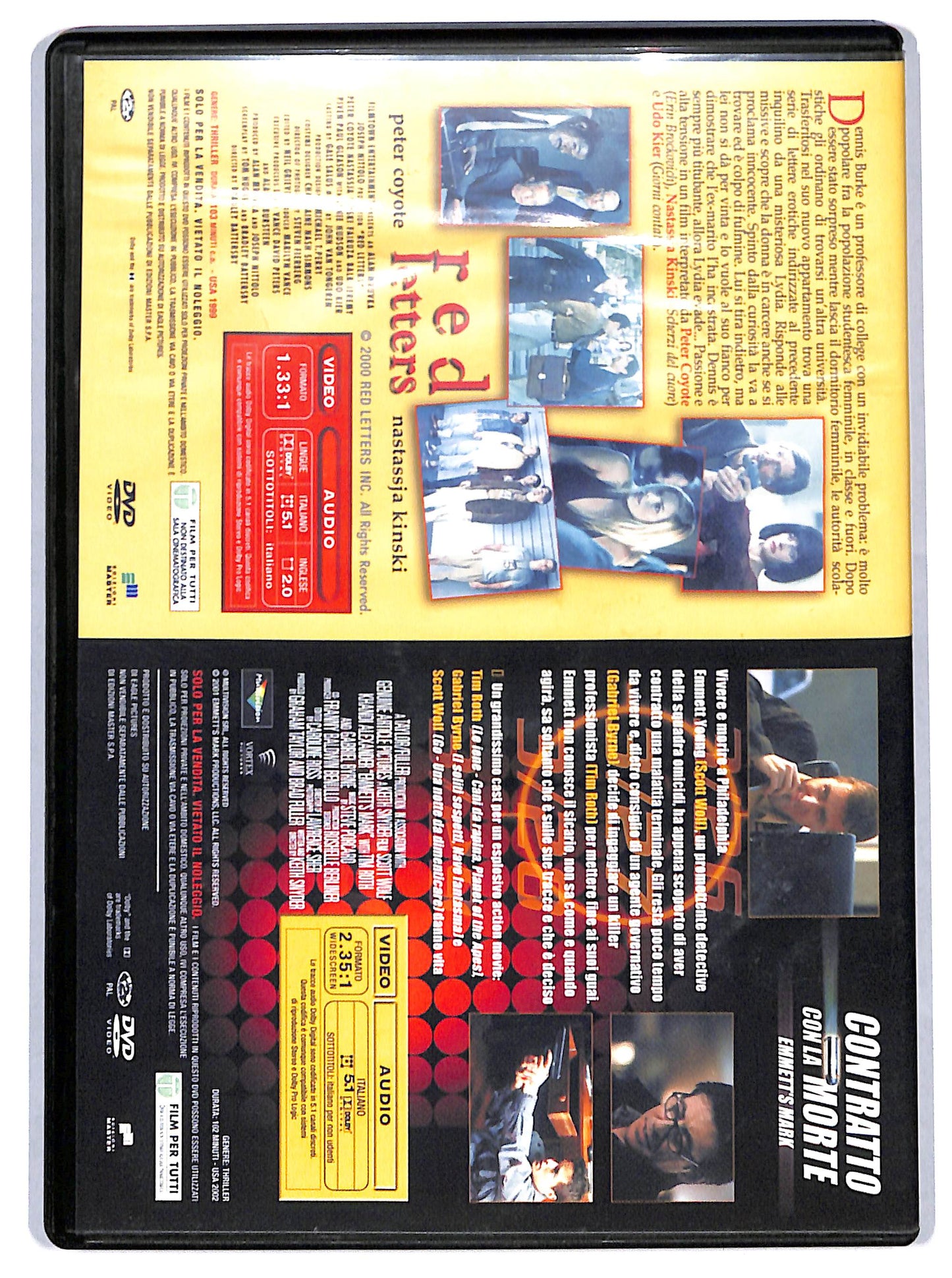 EBOND Red Letters - Contratto con la morte (2Film) EDITORIALE DVD D716813