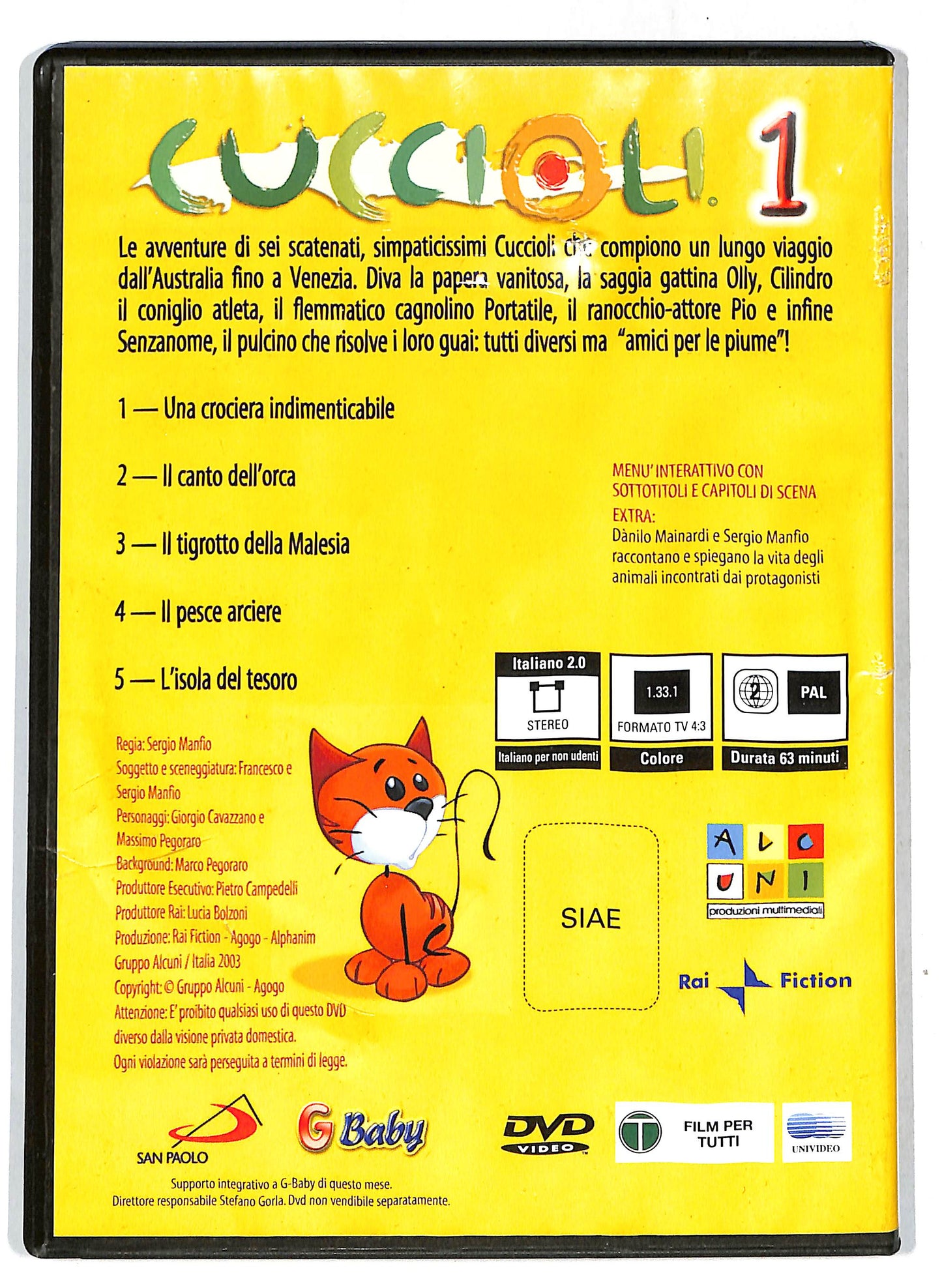 EBOND Cuccioli 1 EDITORIALE DVD D717813