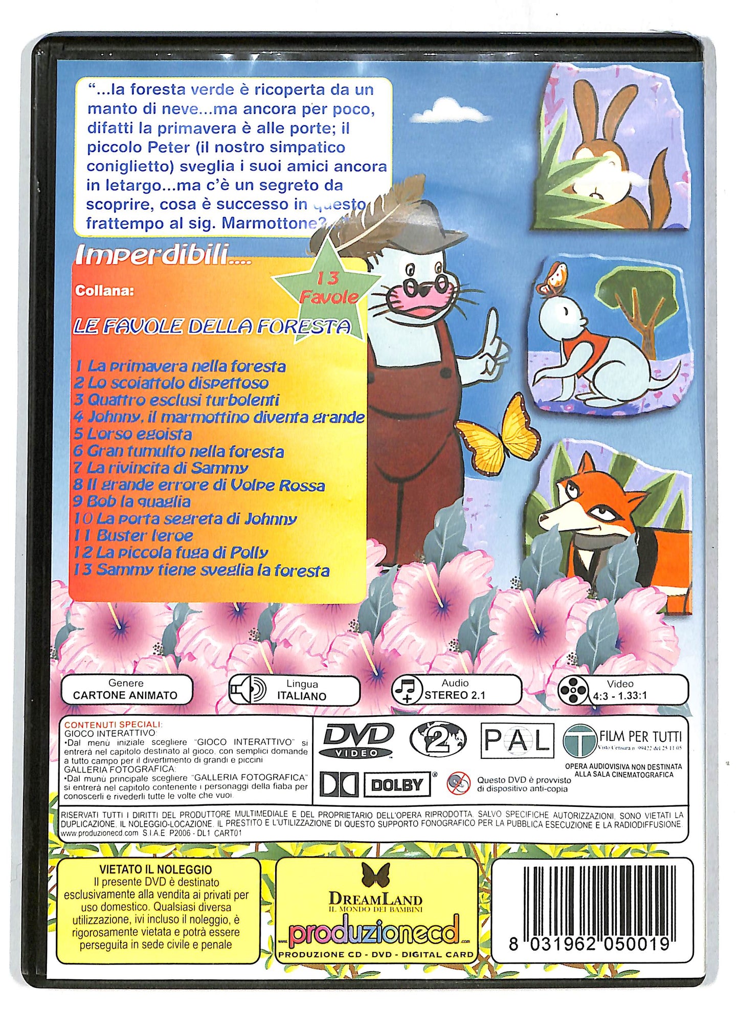 EBOND La primavera nella foresta Favola n.1 EDITORIALE DVD D717816