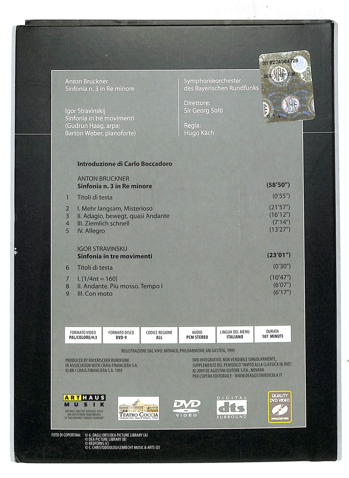 EBOND Invito alla classica in dvd - Bruckner Stravinskij Solti v.31 EDITORIALE DVD D717836