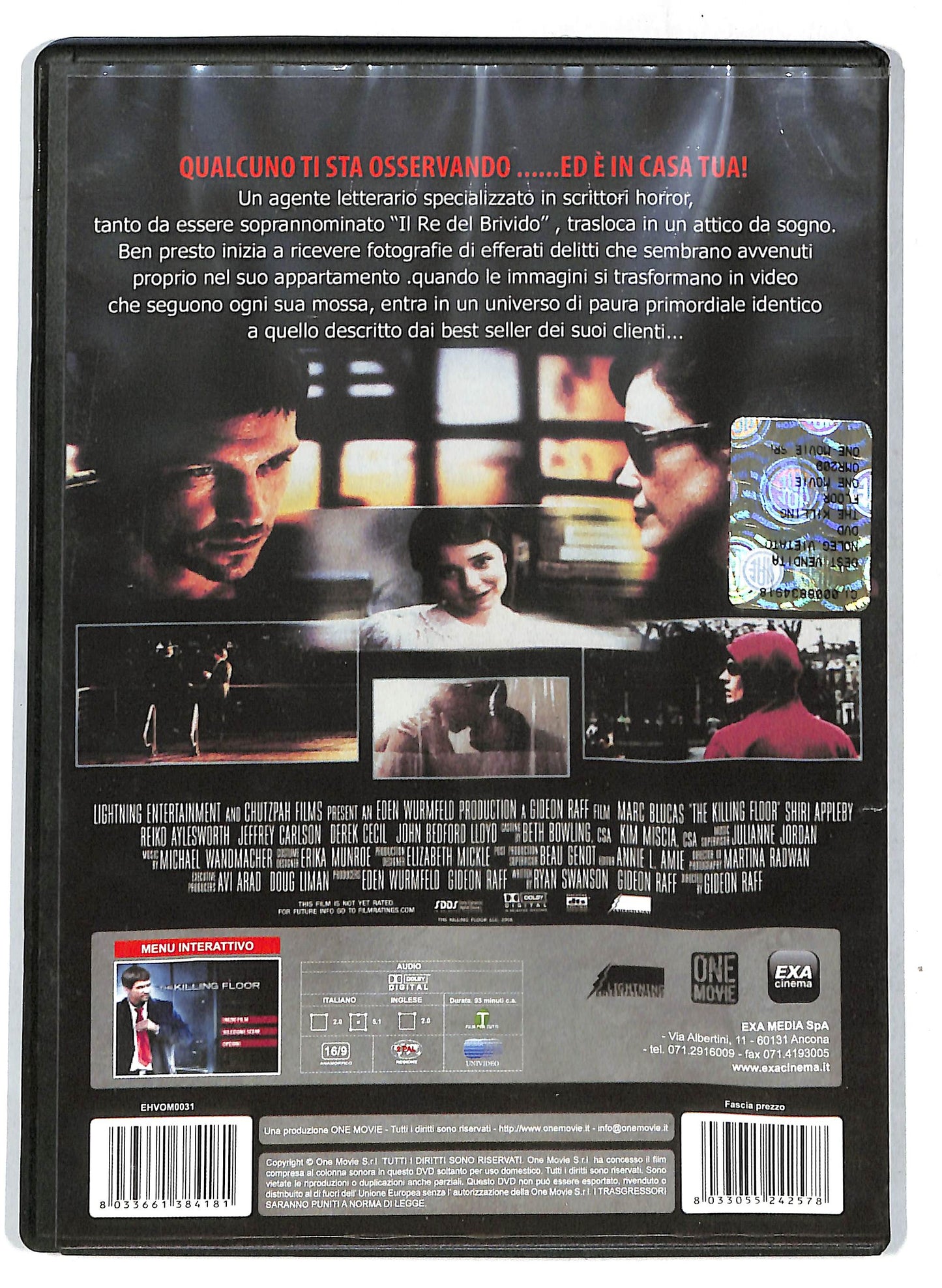 EBOND The Killing Floor - Omicidio ai piani alti EDITORIALE DVD D717847
