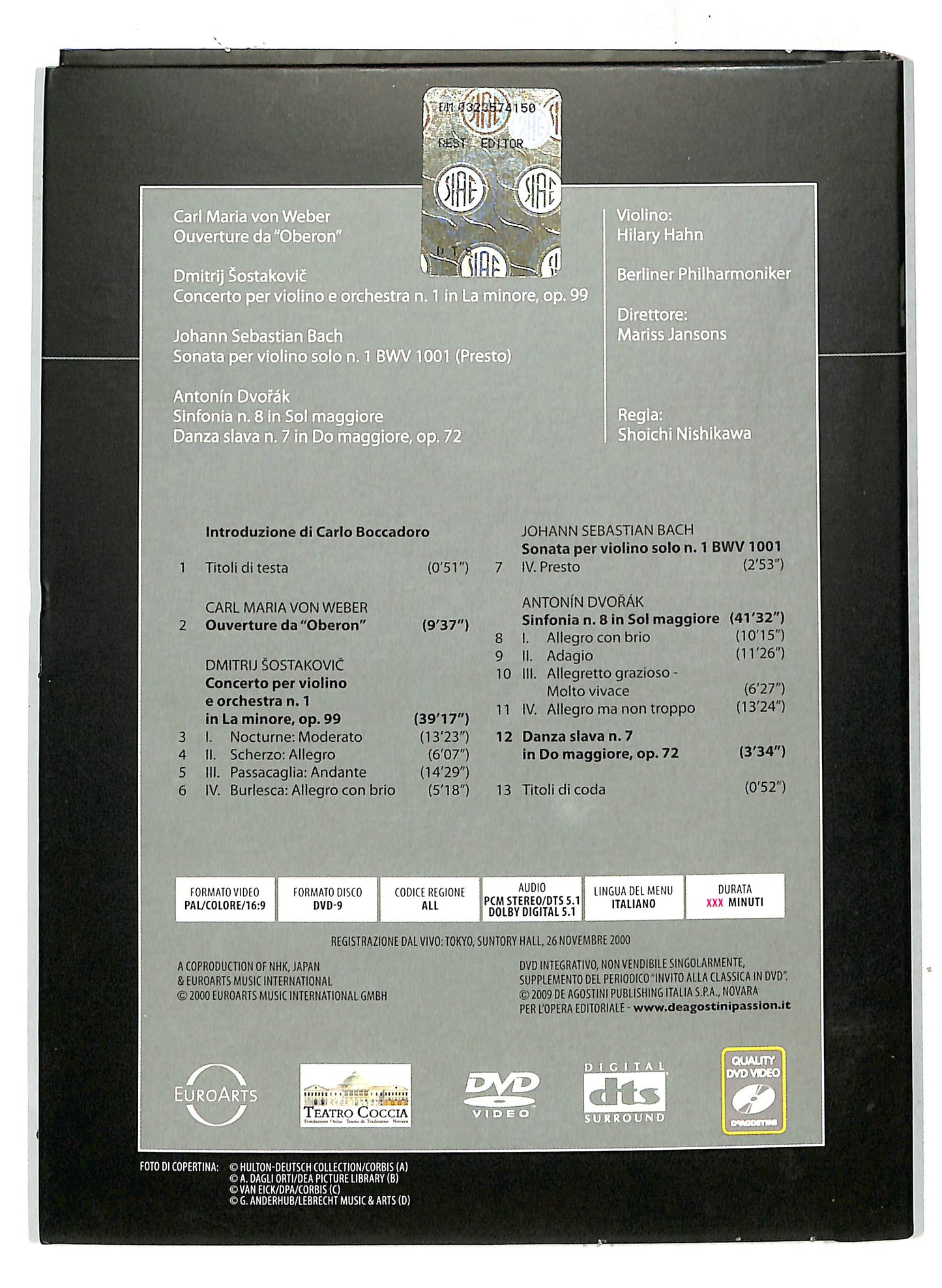 EBOND Invito alla clas. - Sostakovic - Dvorak - vol.58 EDITORIALE DVD D717973