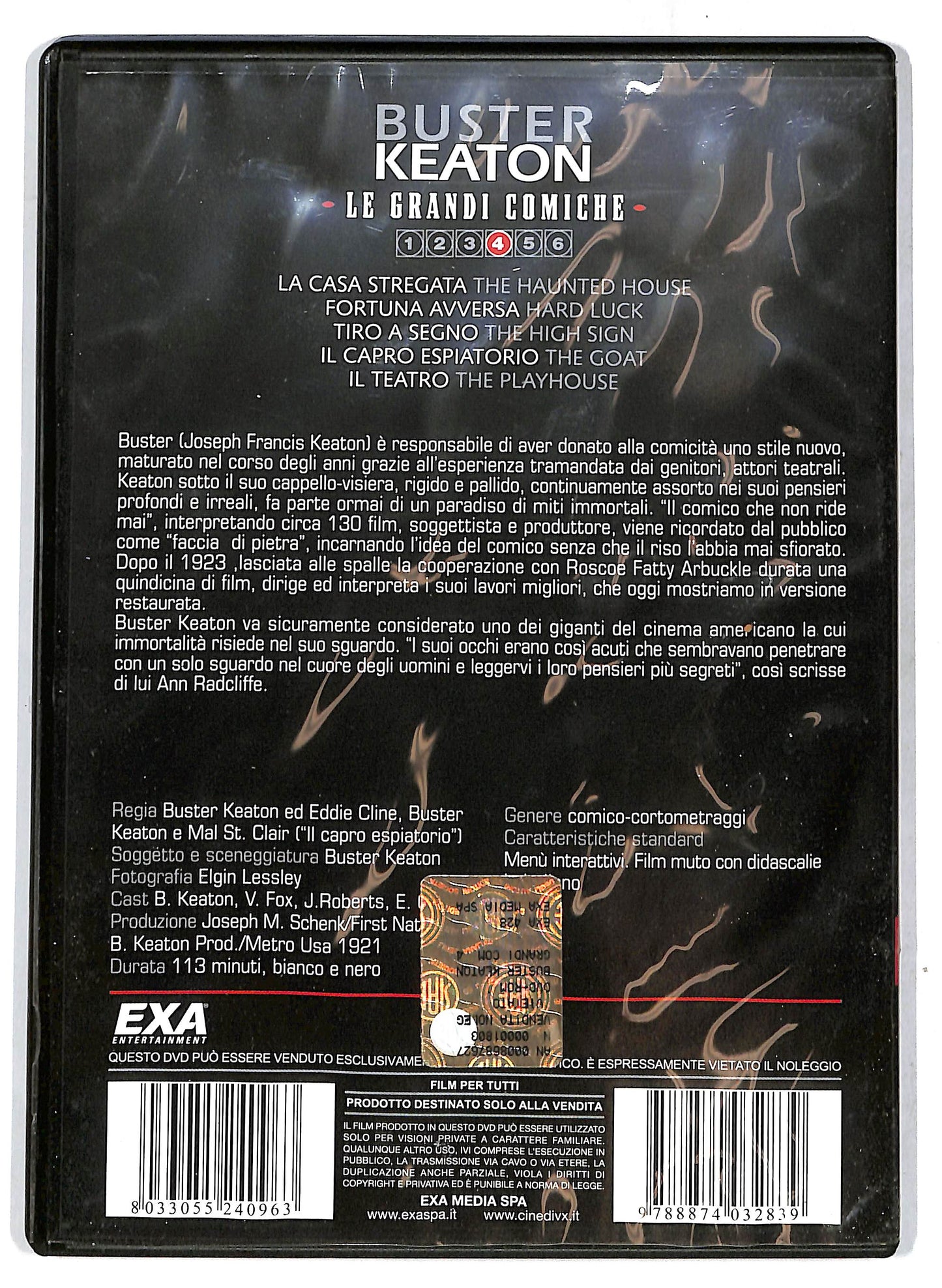 EBOND Le grandi comiche - Buster Keaton Volume 4 EDITORIALE DVD D718111