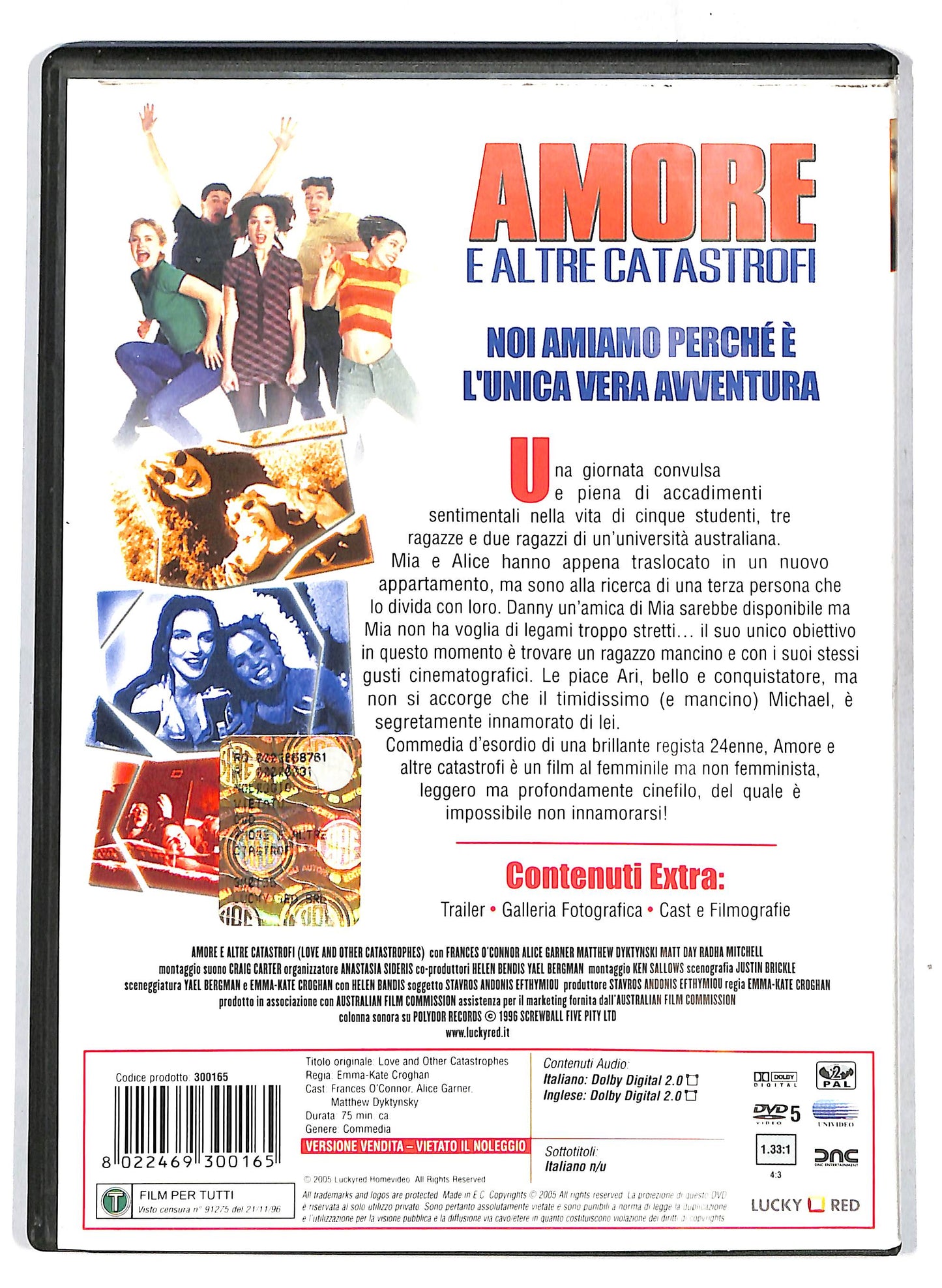 EBOND Amore e altre catastrofi DVD D718113
