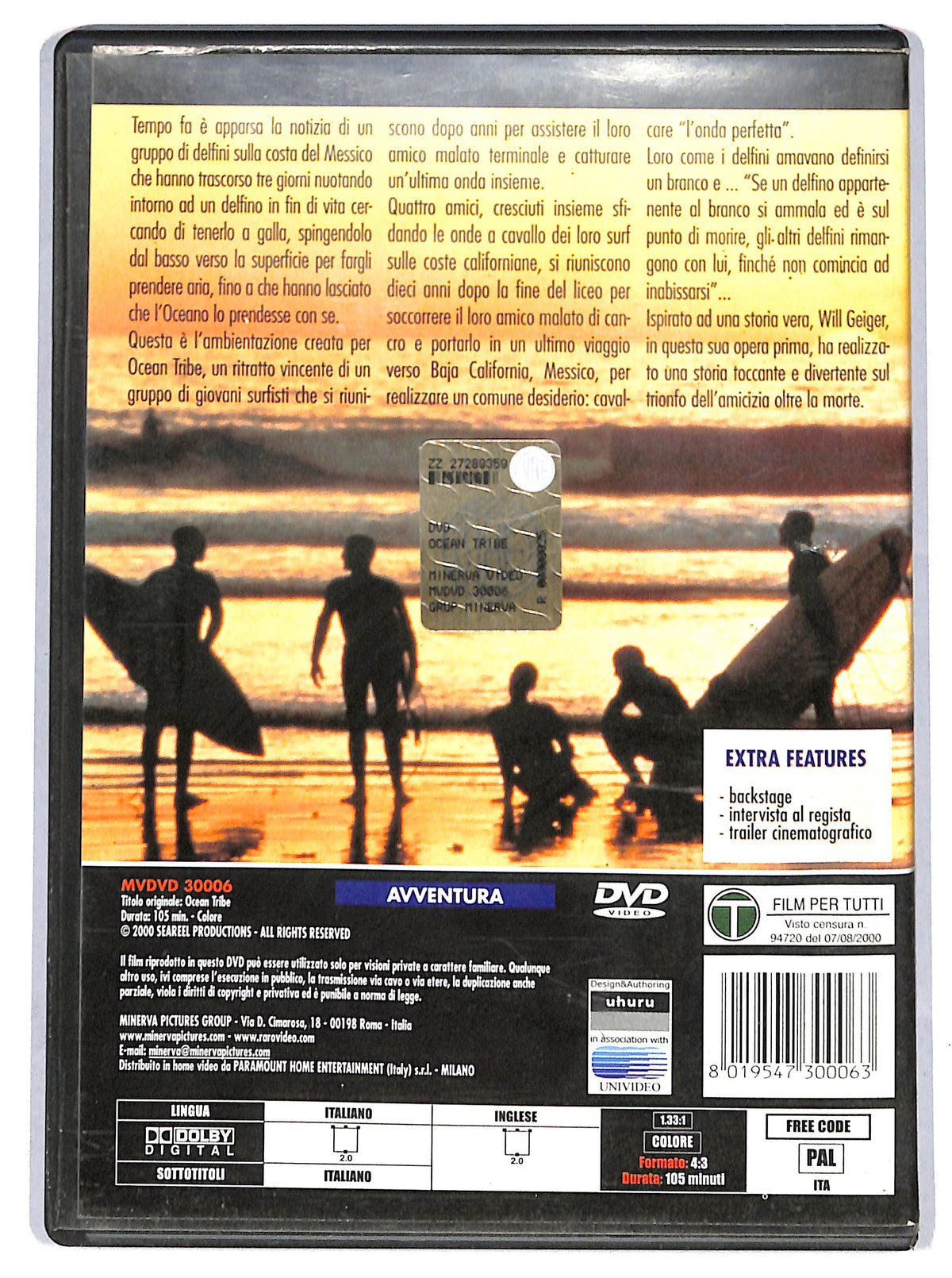 EBOND ocean tribe - cavalcando l'oceano NOLEGGIO DVD D718325