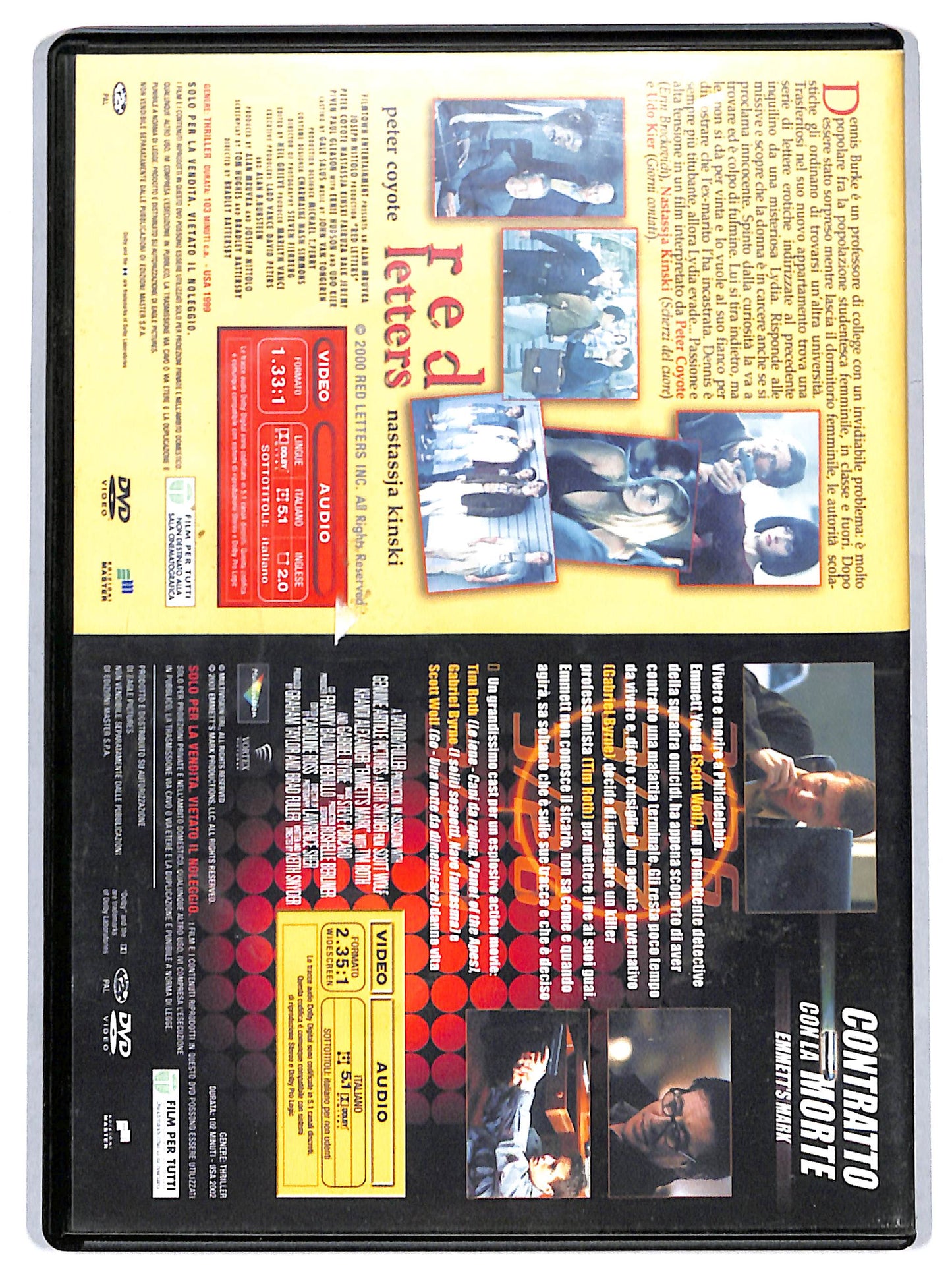 EBOND Red Letters - Contratto con la morte (2Film) EDITORIALE DVD D718350