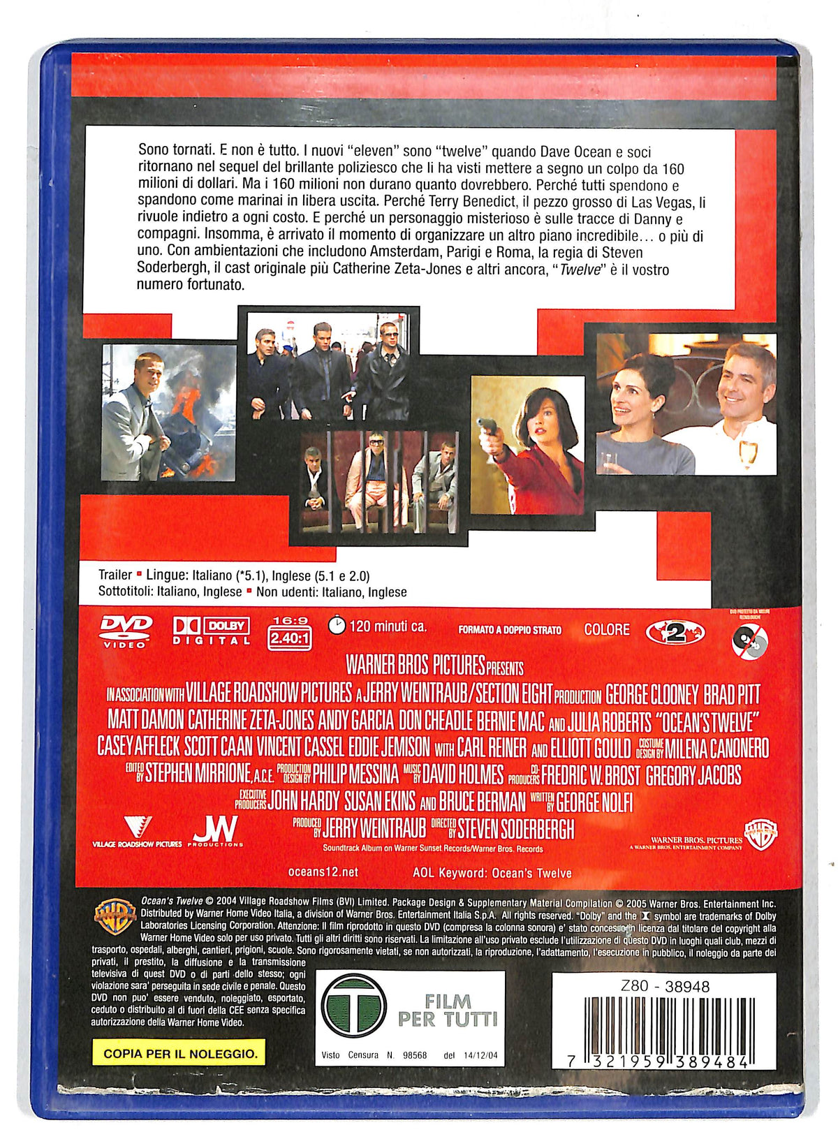 EBOND Ocean's Twelve NOLEGGIO DVD D718540