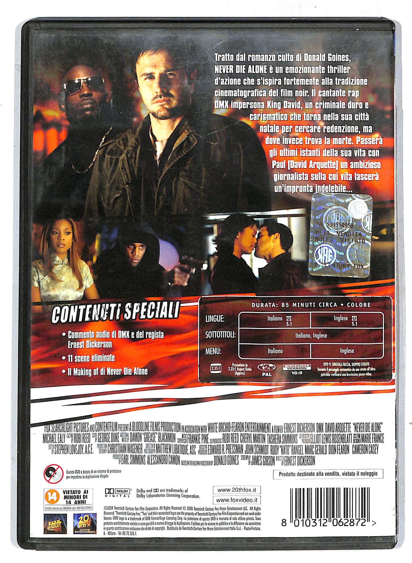 EBOND Never Die Alone DVD D718651