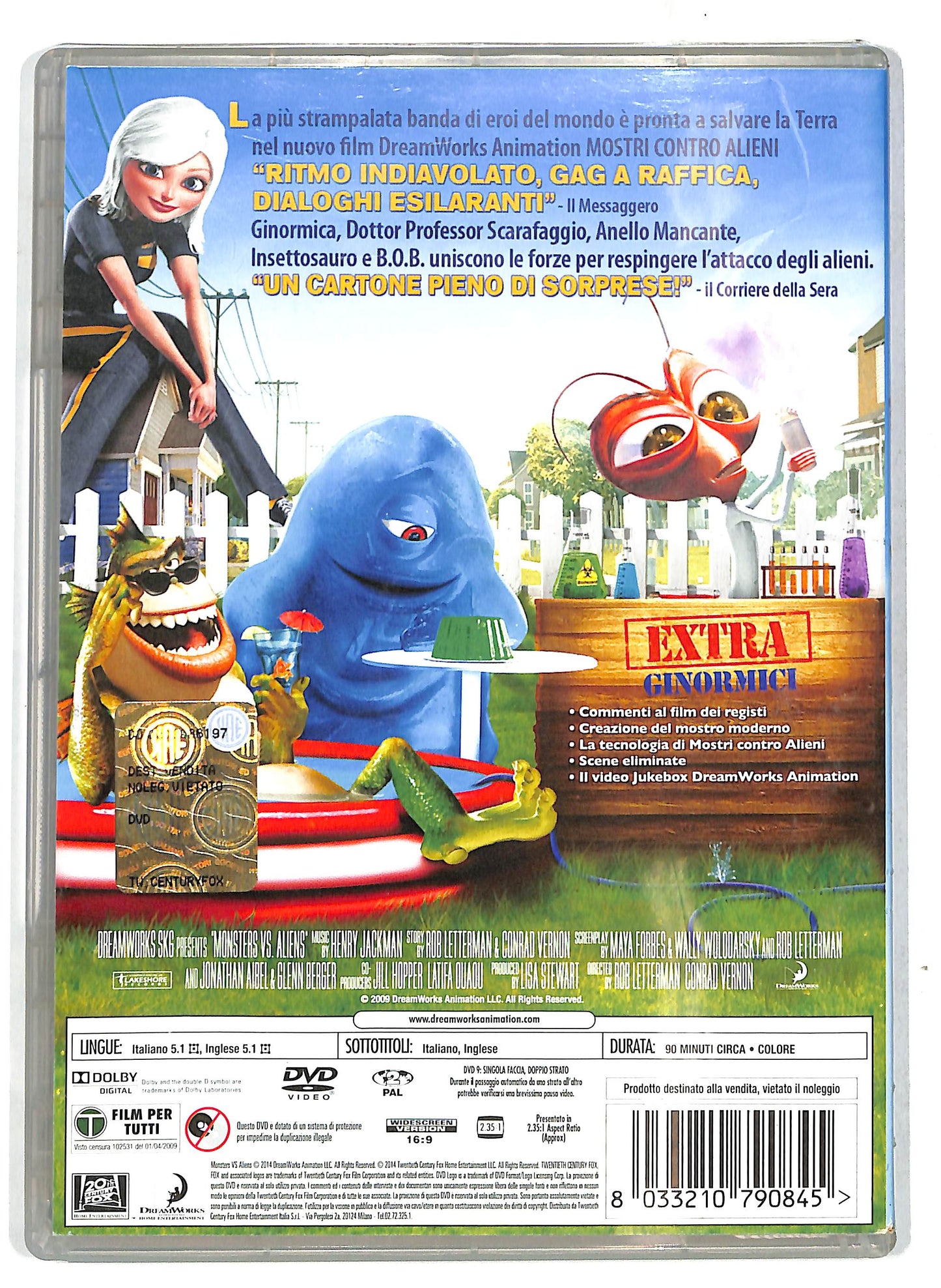 EBOND Mostri contro alieni DVD D718753