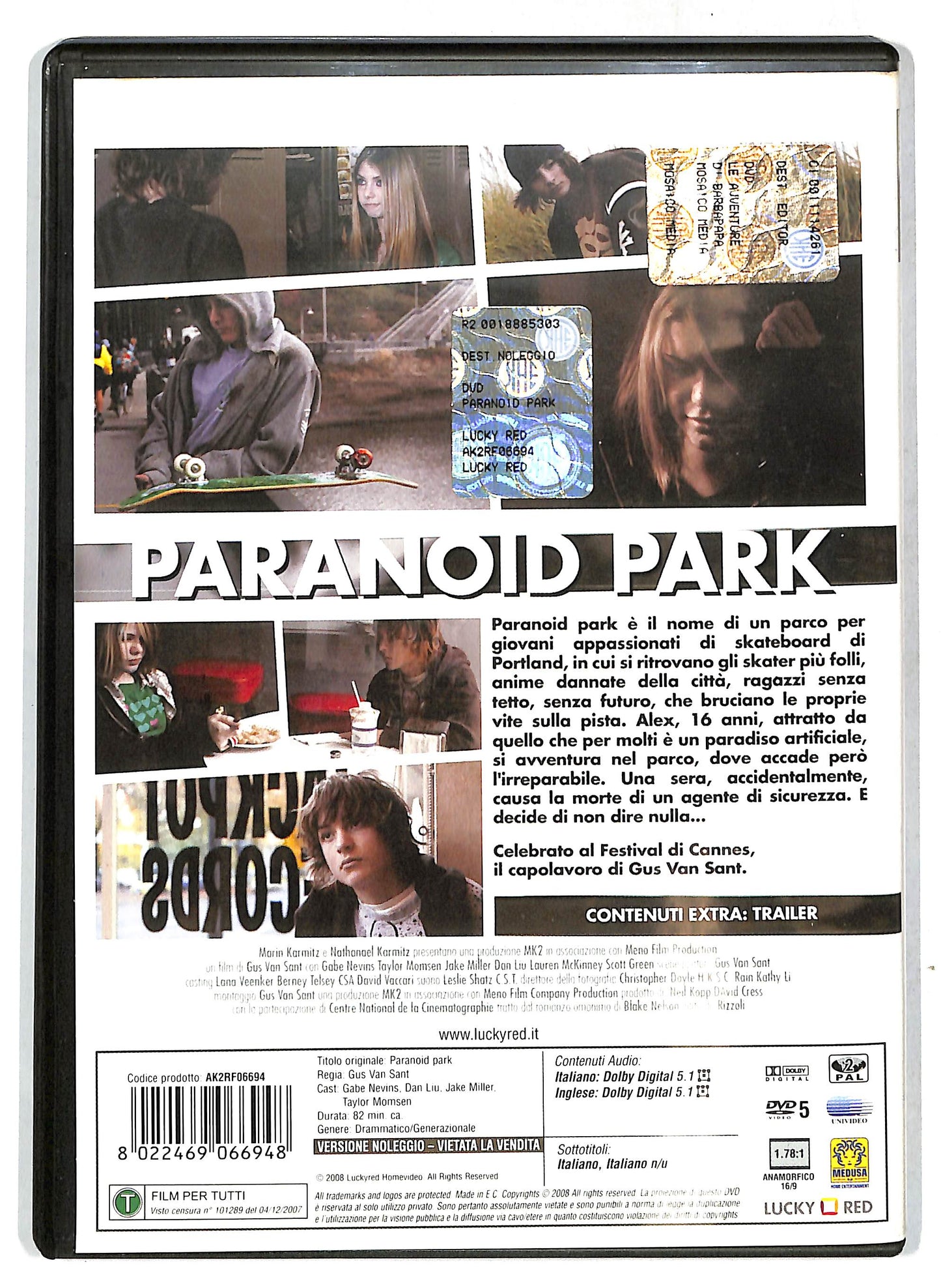 EBOND Paranoid Park NOLEGGIO DVD D718760