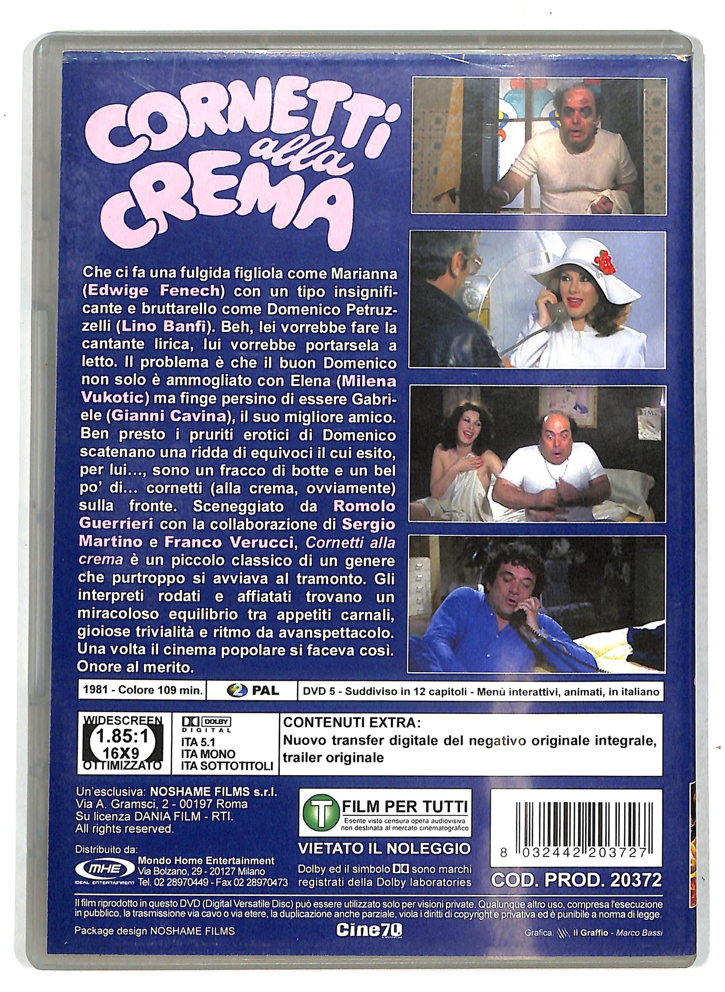 EBOND Cornetti alla crema DVD D718934