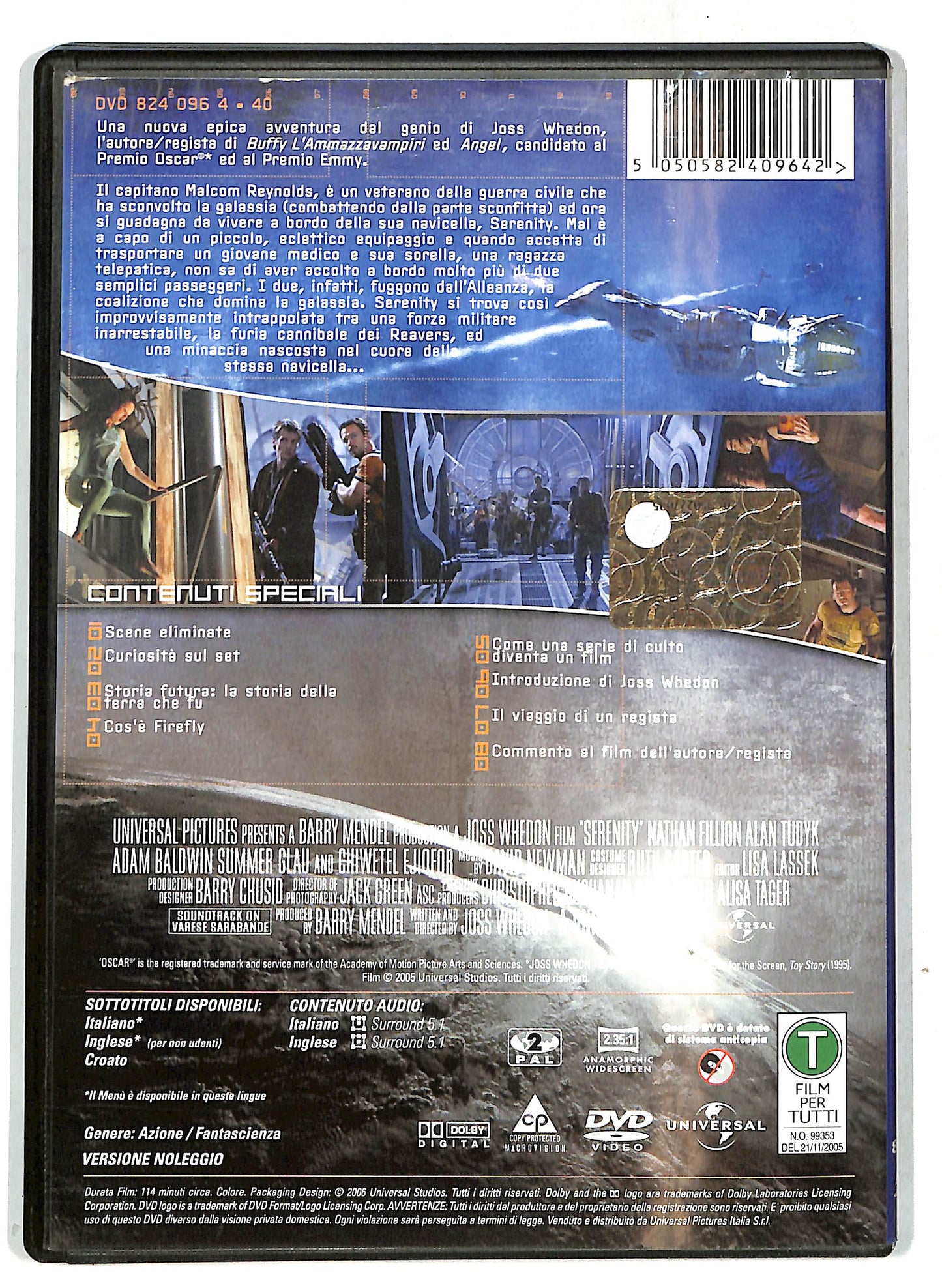 EBOND Serenity Noleggio DVD D719002