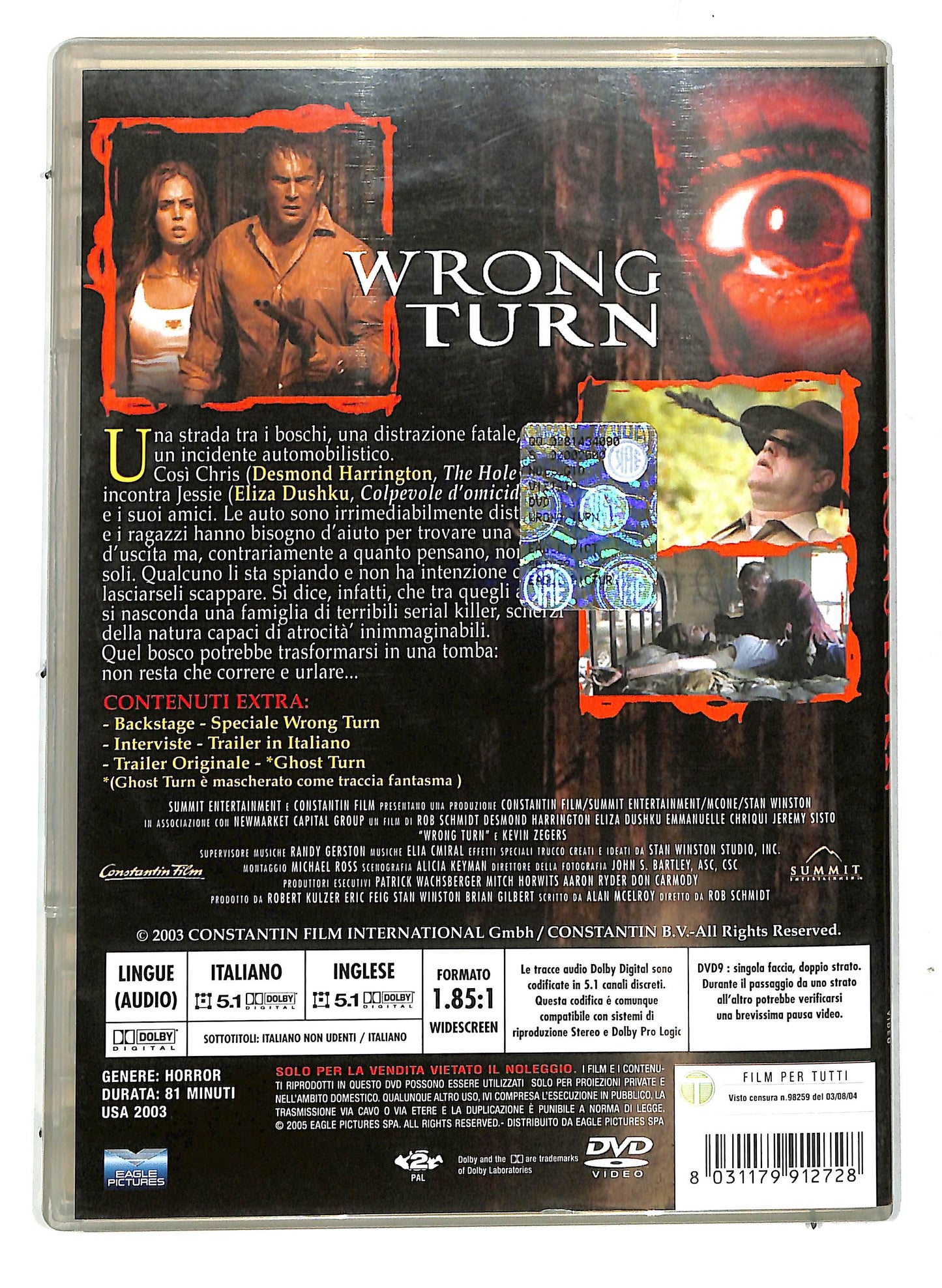 EBOND Wrong Turn DVD D719011