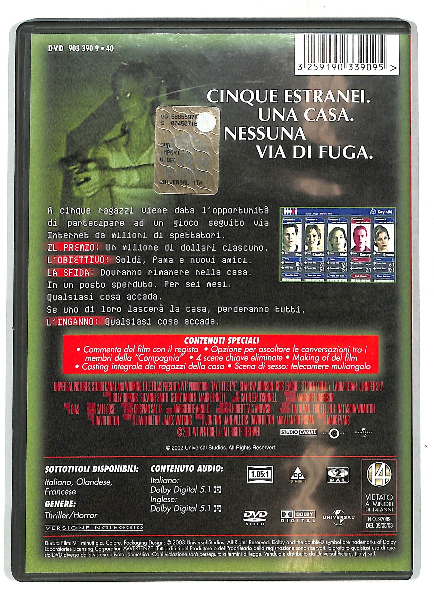 EBOND My Little Eye NOLEGGIO DVD D719022