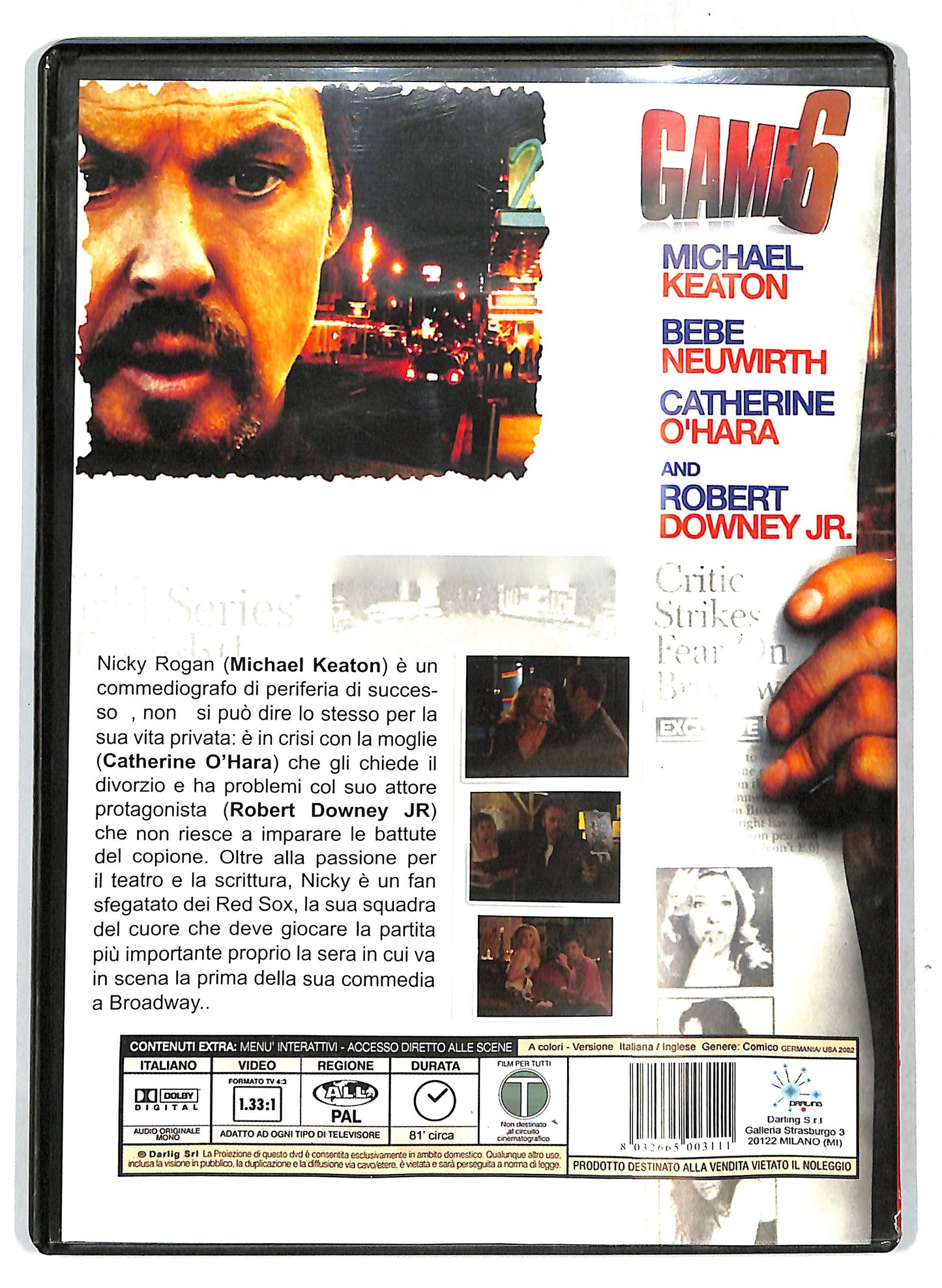 EBOND Game 6 EDITORIALE DVD D719117