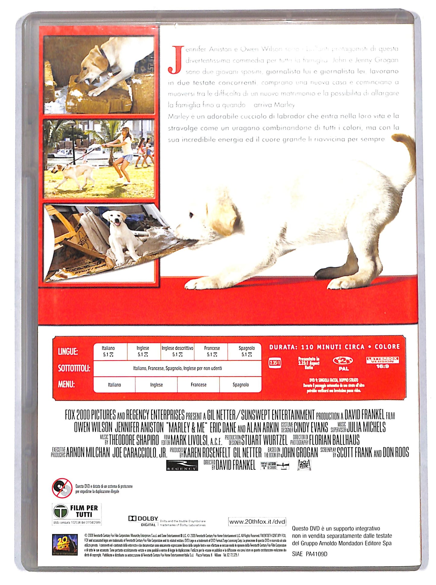 EBOND Io e Marley EDITORIALE DVD D719208