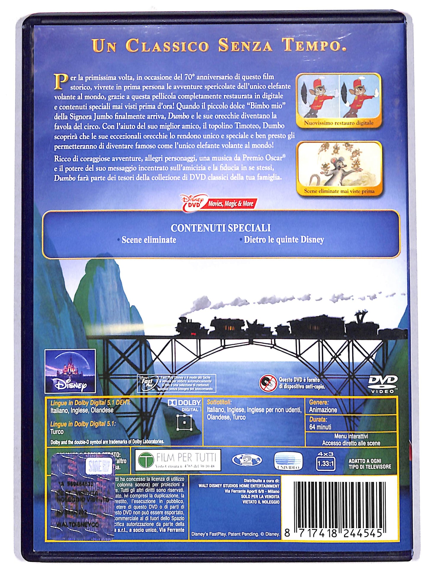 EBOND DUMBO EDIZIONE SPECIALE DVD D719401