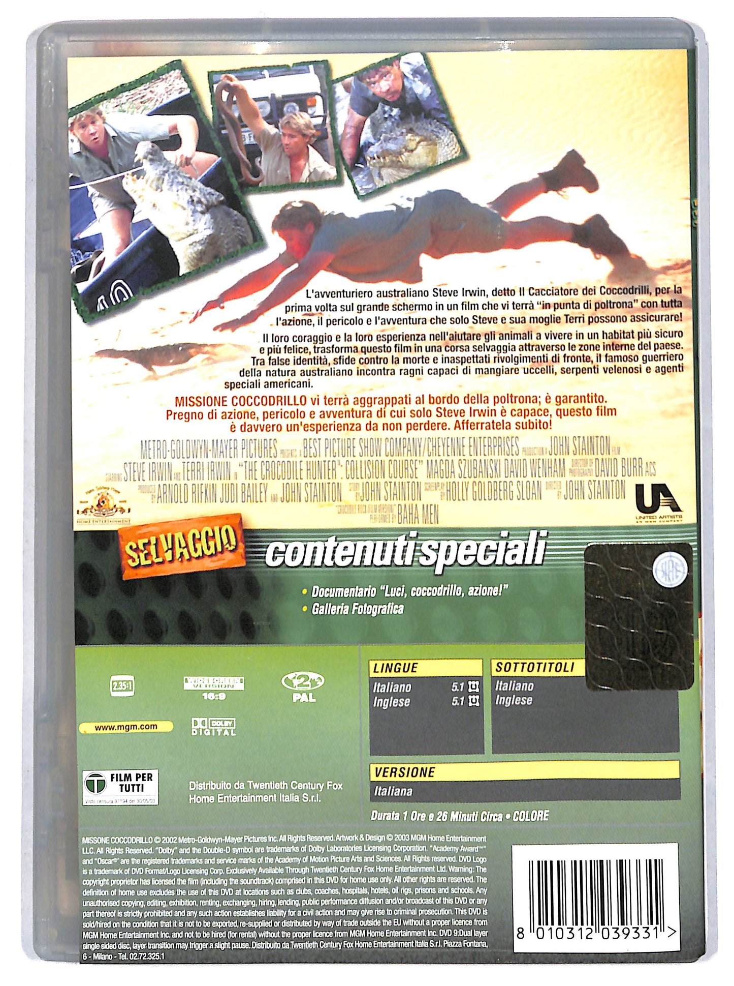 EBOND missione coccodrillo DVD D719507