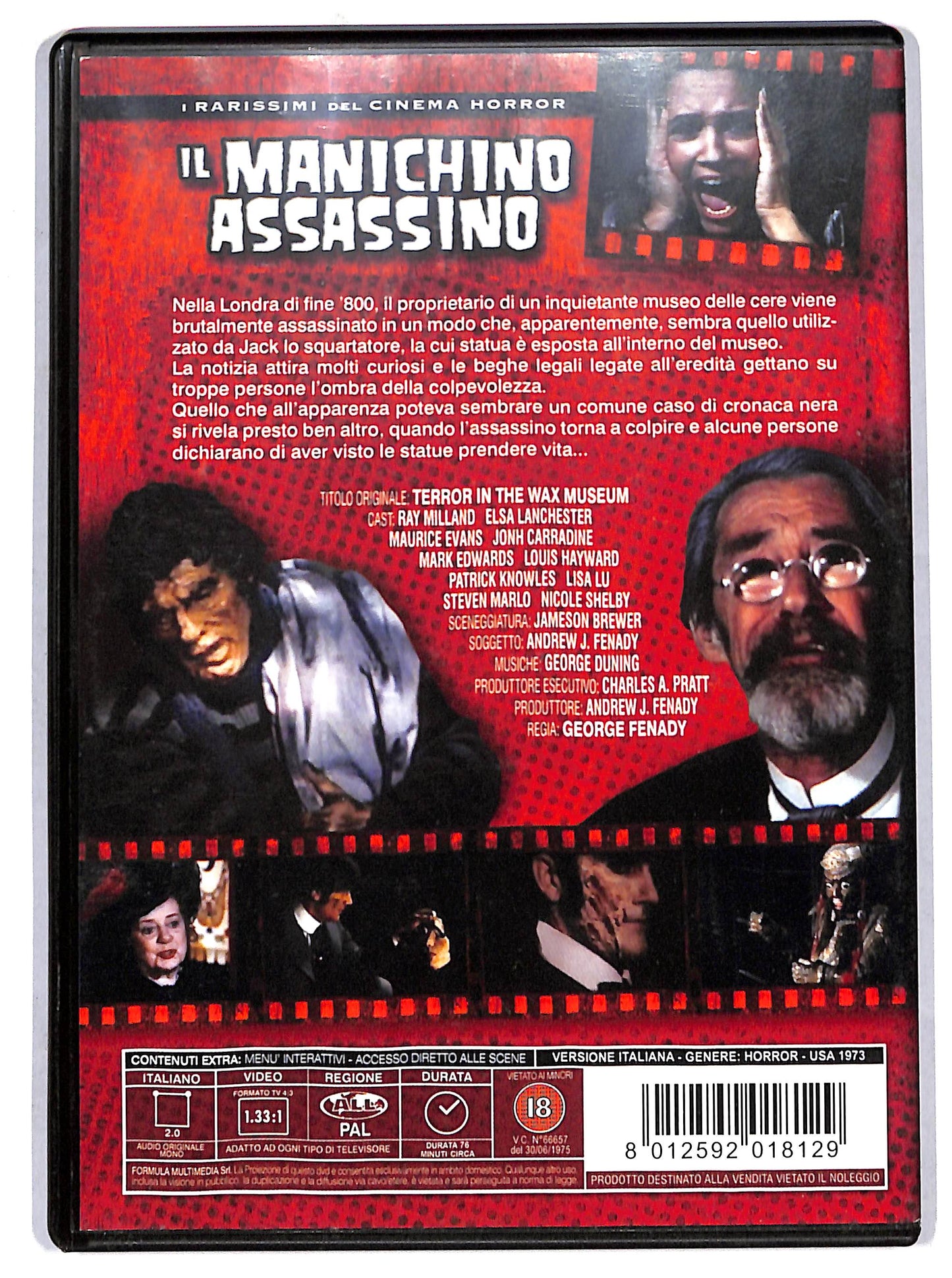 EBOND il manichino assassino DVD D719549