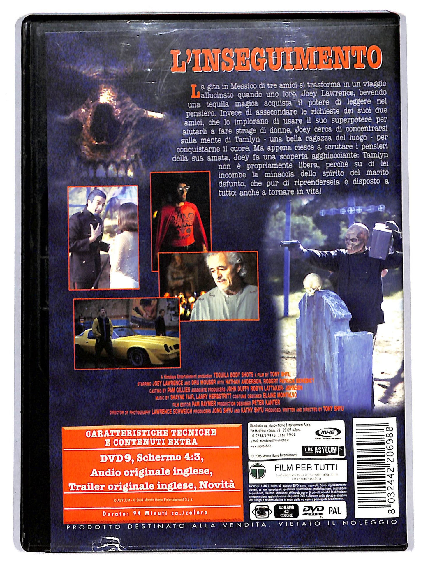 EBOND L'inseguimento DVD EDITORIALE D719556