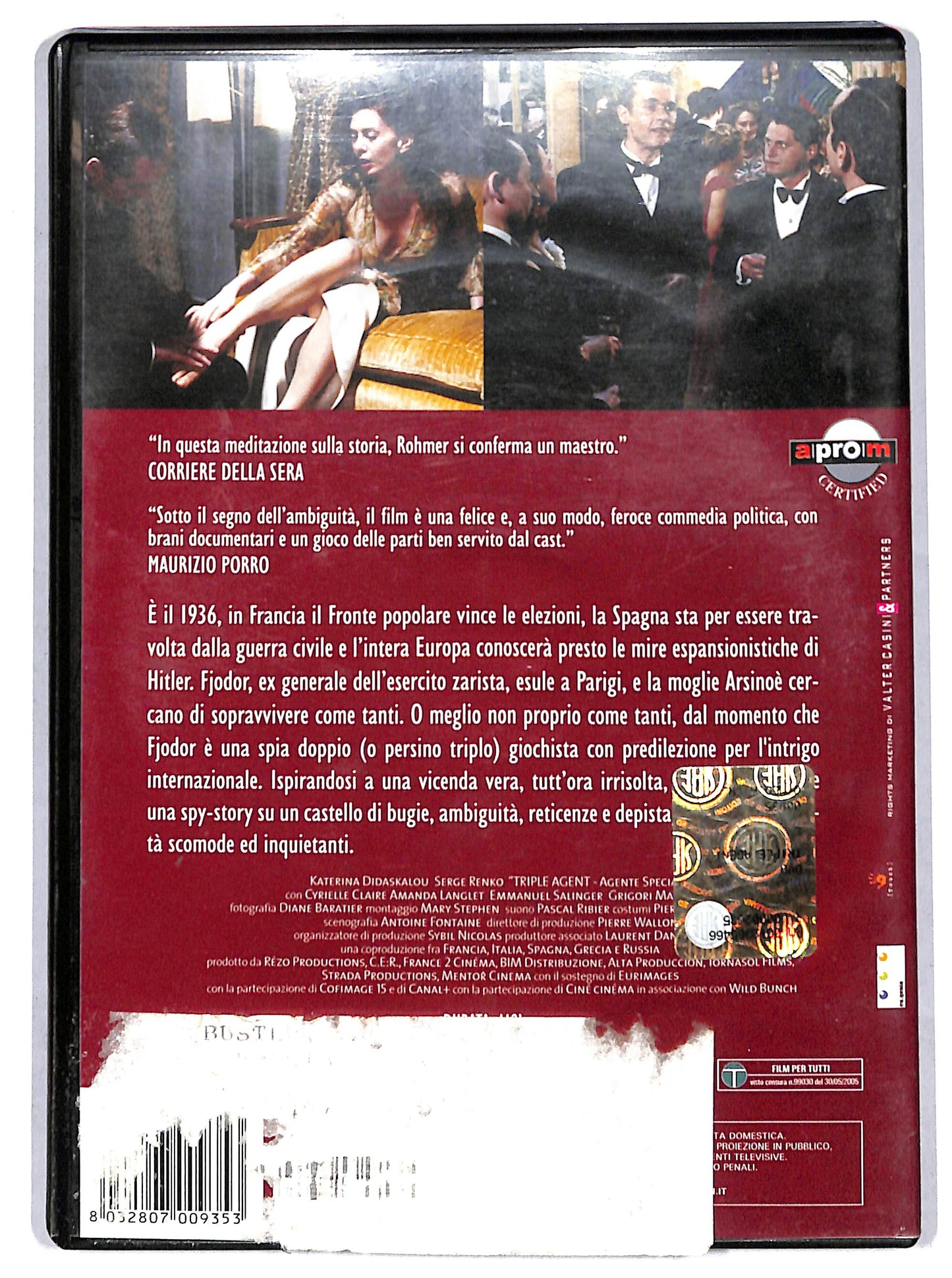 EBOND Triple Agent - Agente speciale DVD D719560