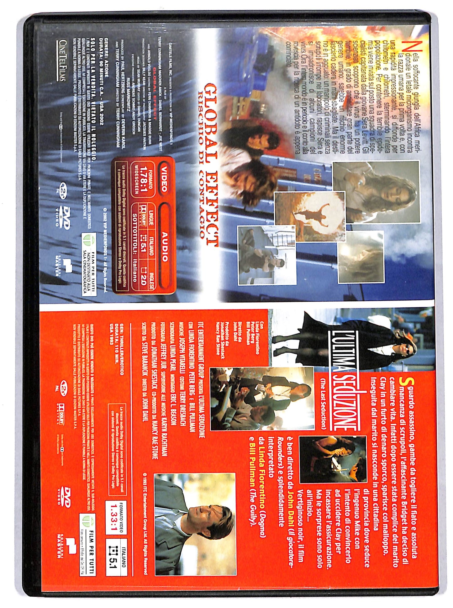 EBOND L'ultima seduzione + Global effect EDITORIALE DVD D719563
