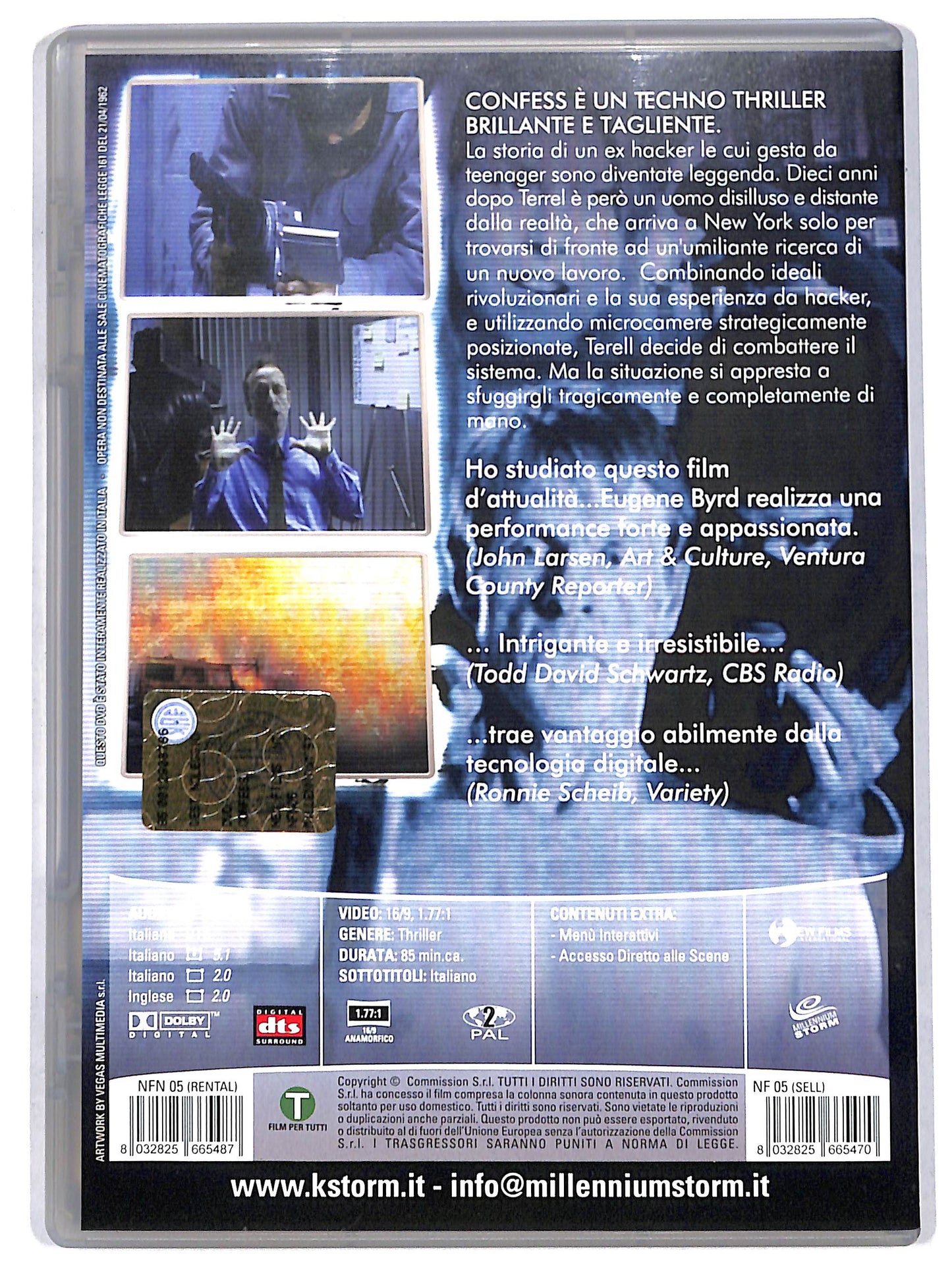 EBOND Confess EDITORIALE DVD D719611