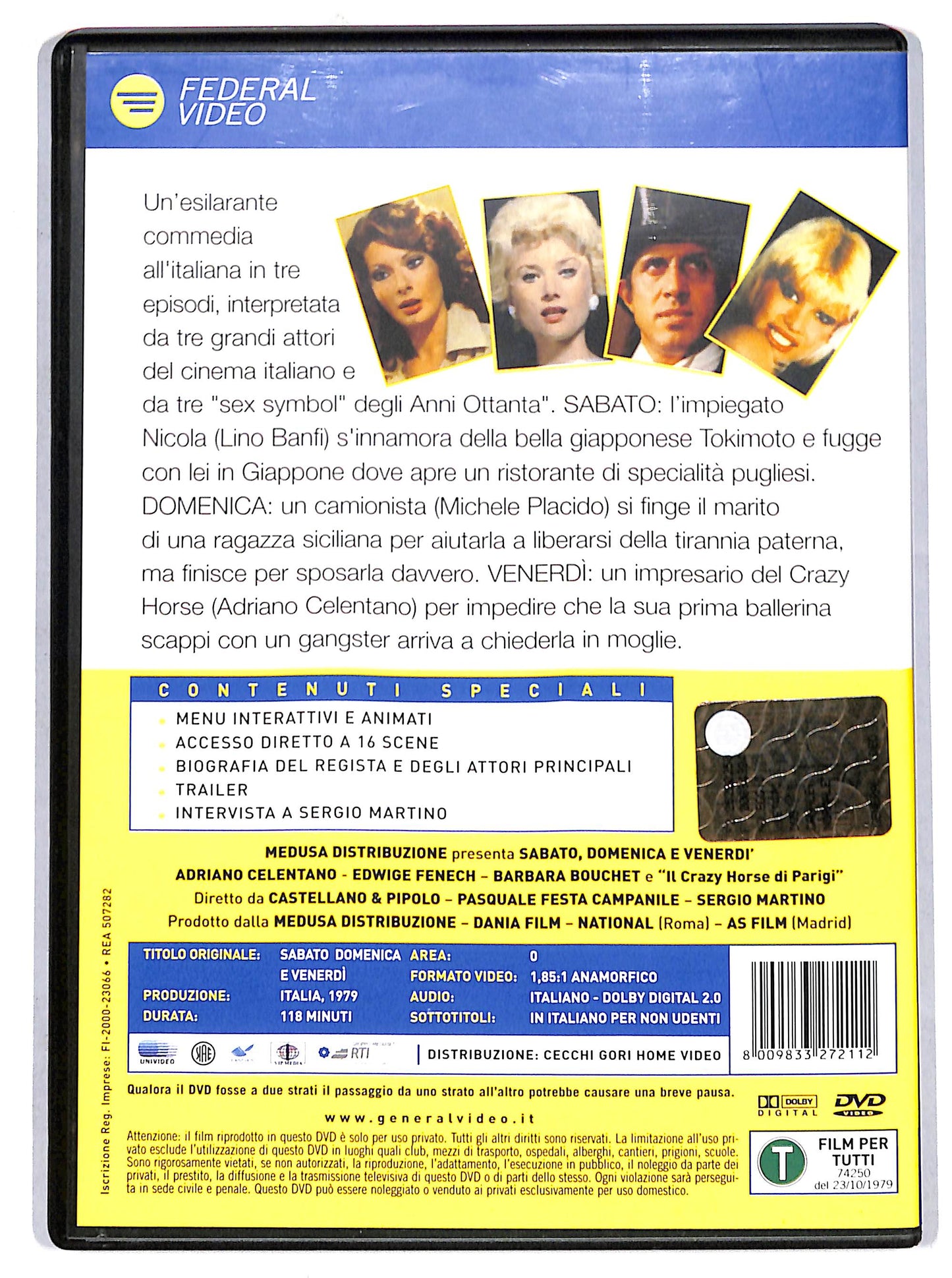 EBOND sabato,domenica e venerdi... DVD D719618