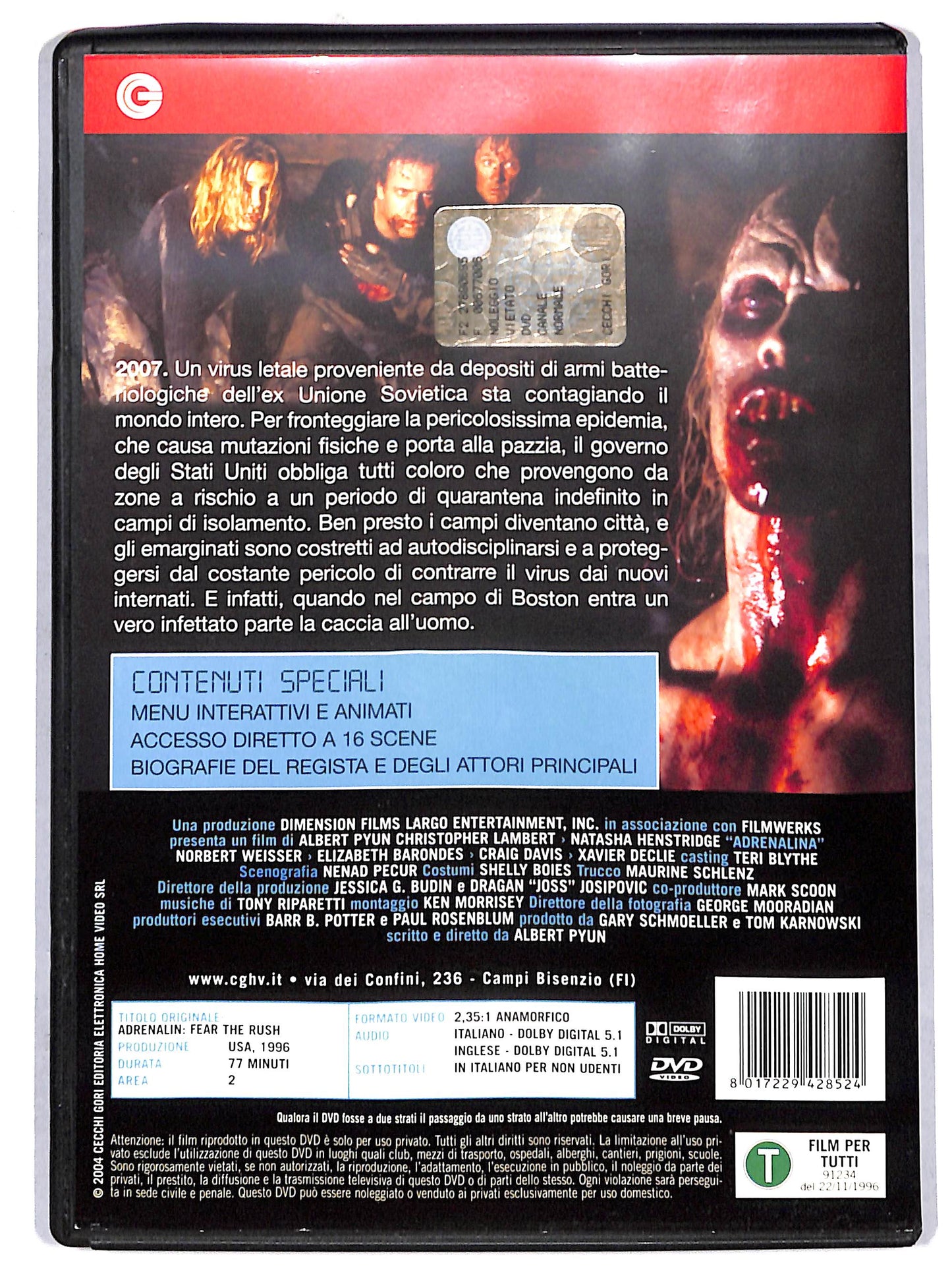 EBOND adrenalina DVD D719622