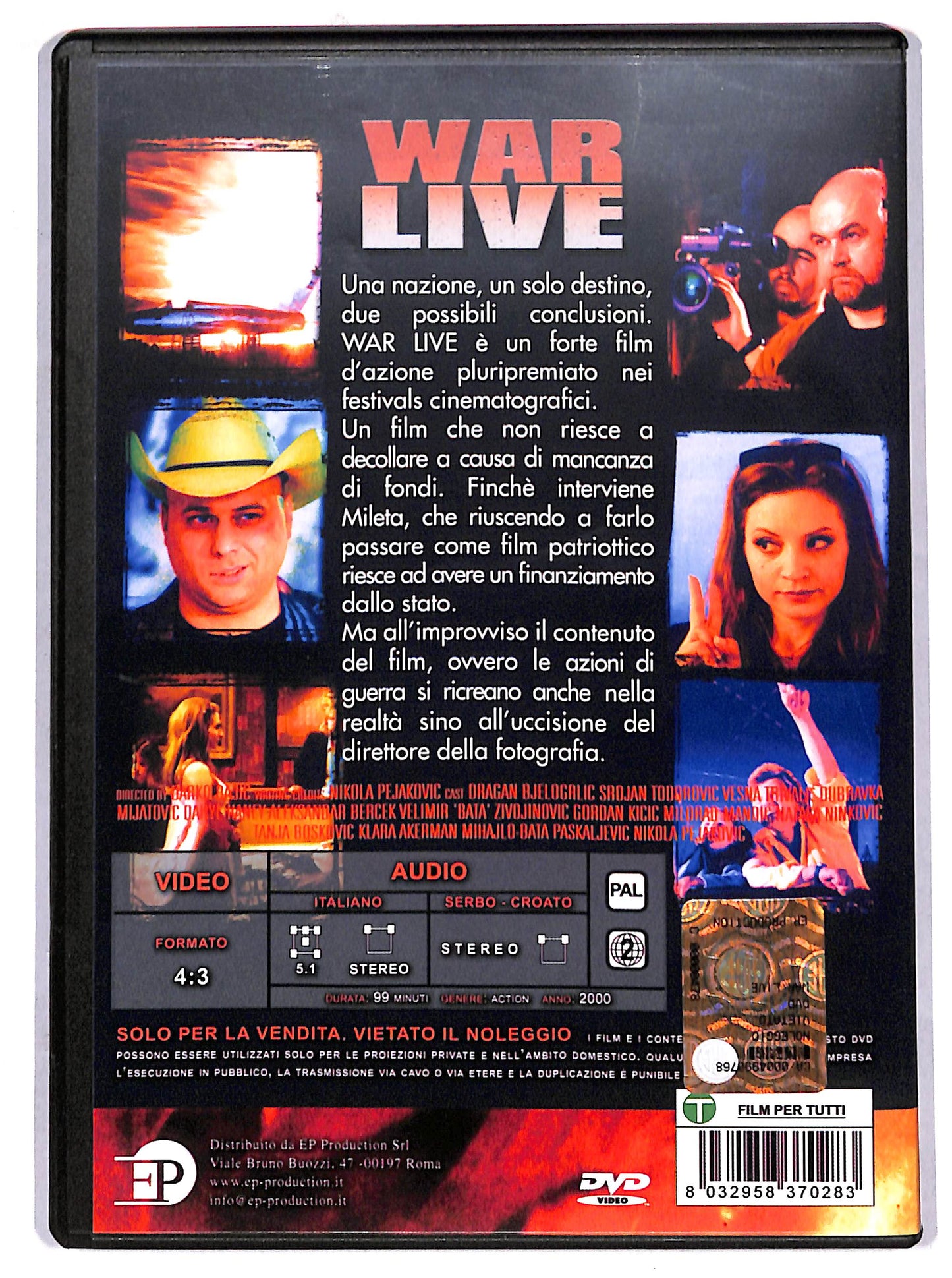 EBOND war live DVD D719635