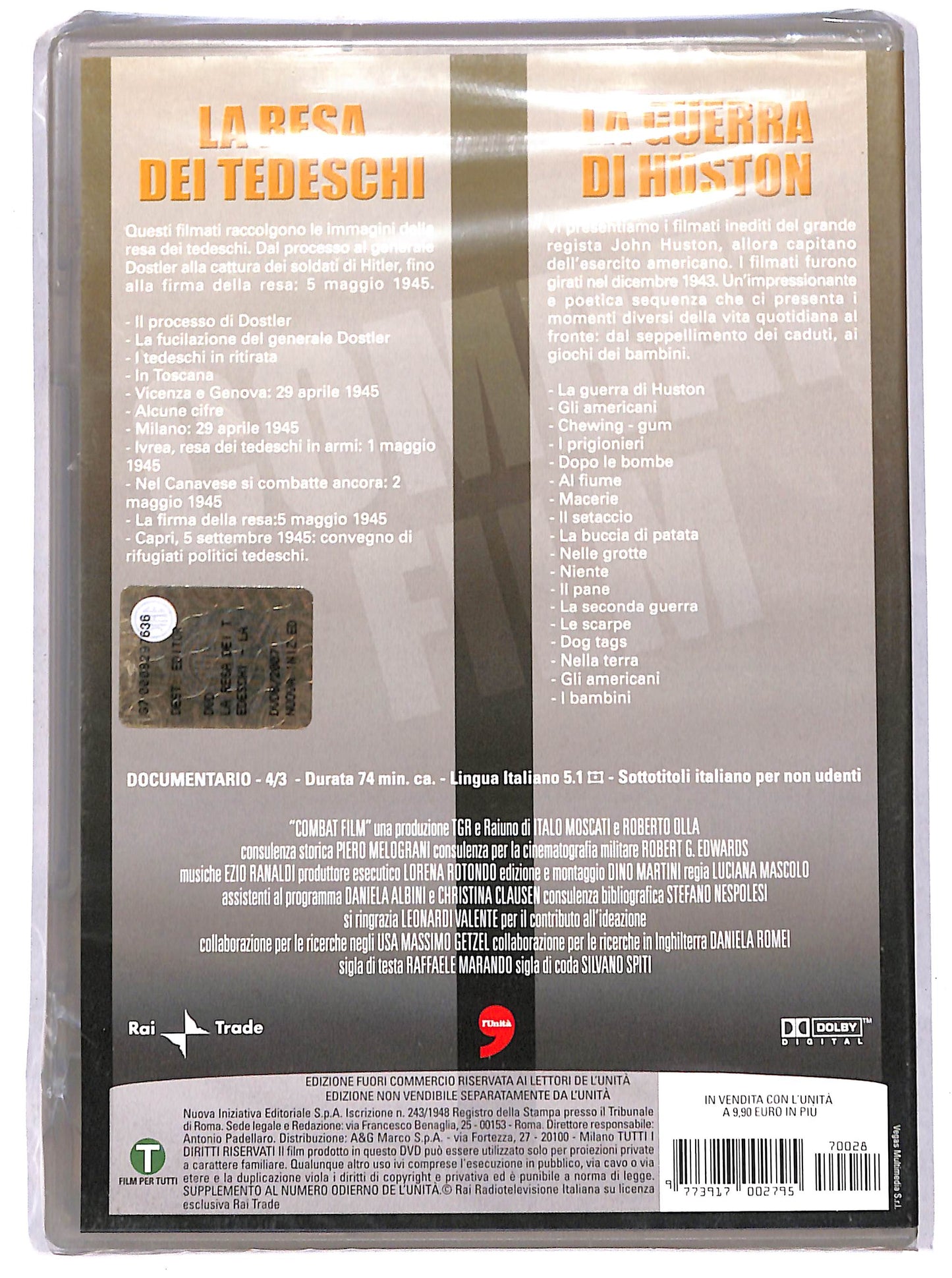 EBOND Combat film - la resa dei tedeschi la guerra EDITORIALE DVD D719646