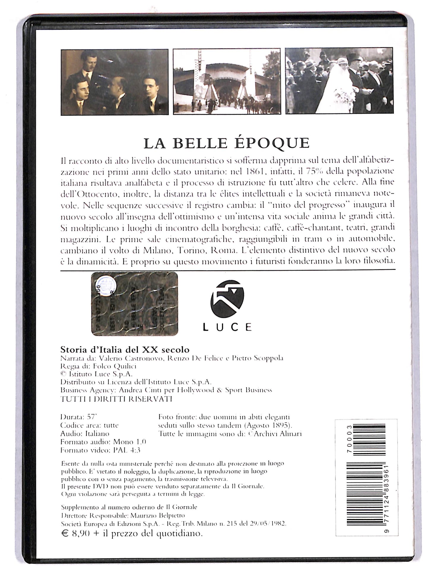EBOND la belle epoque volume 3 EDITORIALE DVD D719649