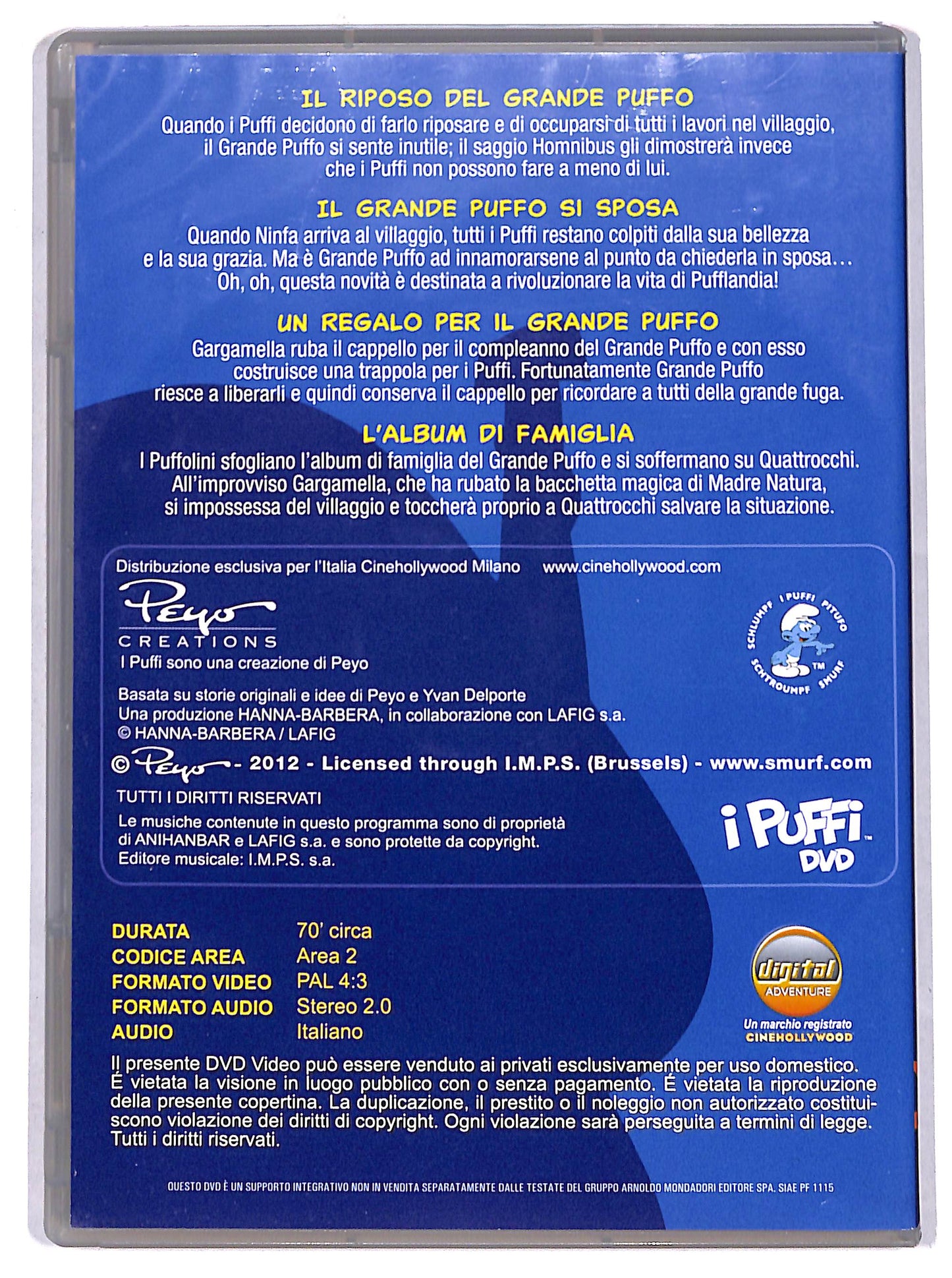 EBOND un regalo per il grande puffo vol 15 - no booklet - EDITORIALE DVD D719662