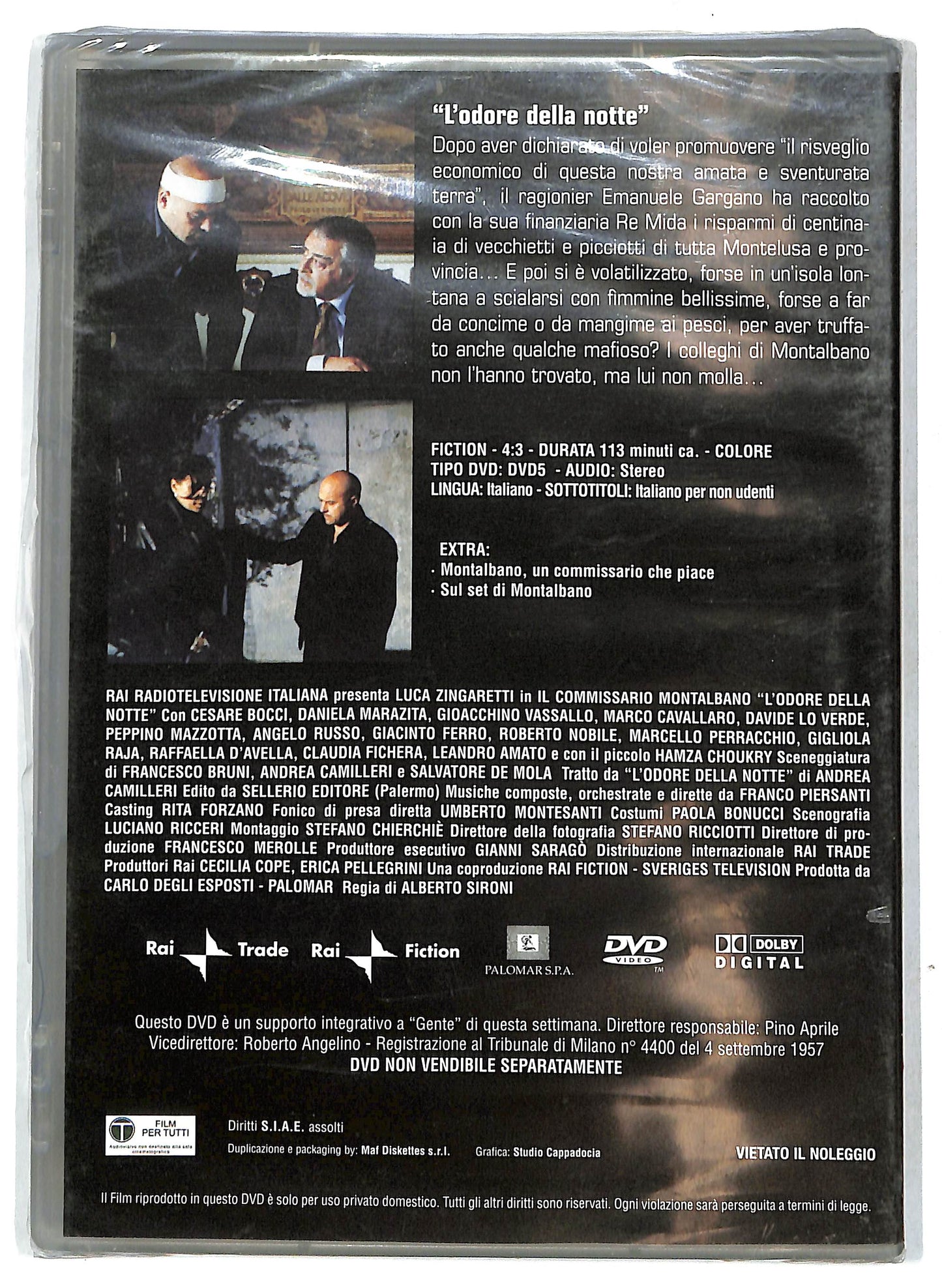 EBOND Commissario Montalbano L'odore della notte vol.13 EDITORIALE DVD D719711