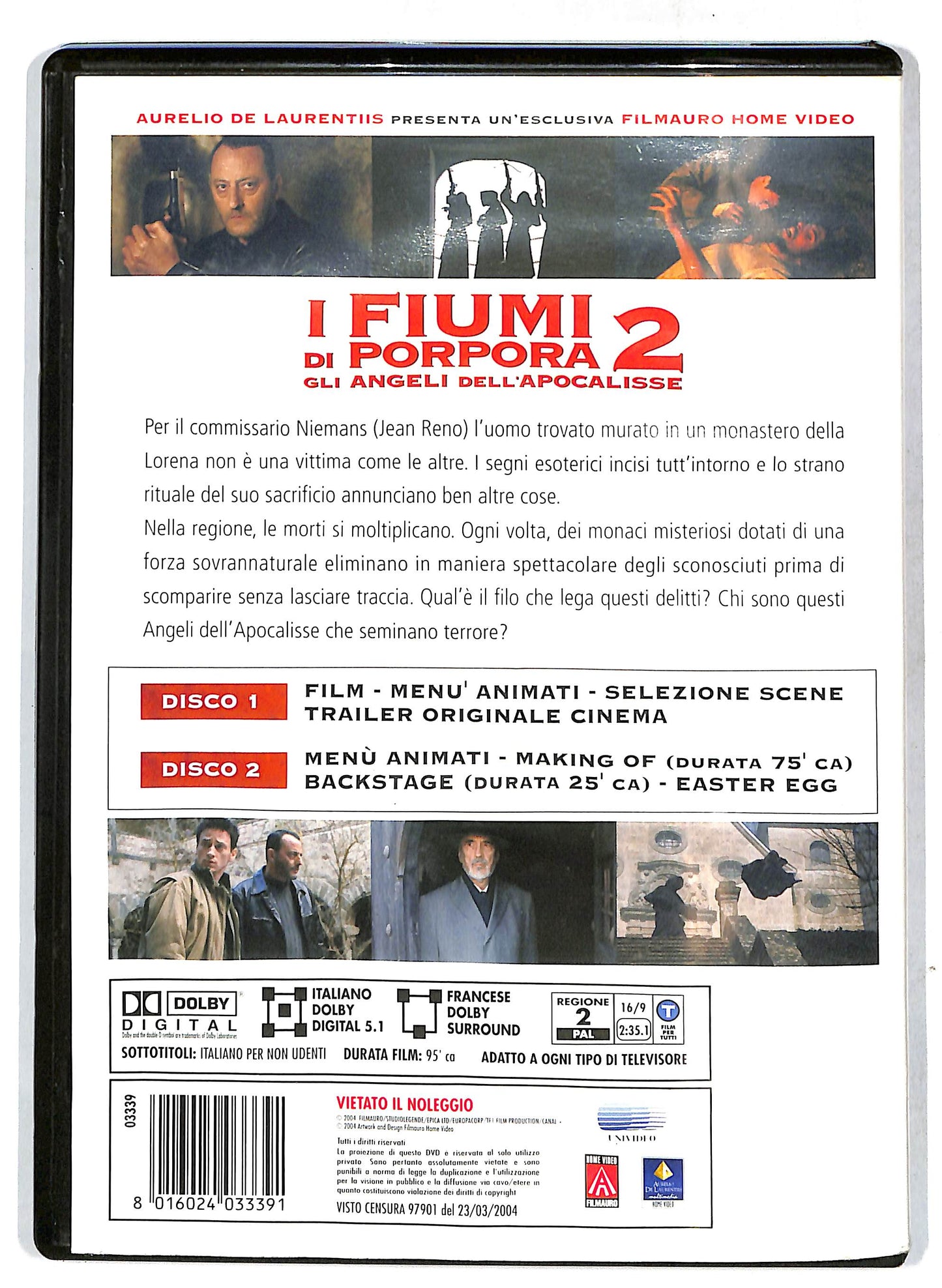 EBOND I fiumi di porpora 2 - Gli angeli dell'Apocalisse DVD D719750