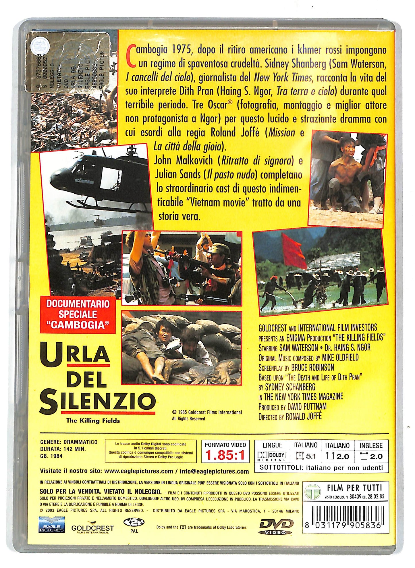EBOND Urla del silenzio - The killing fields DVD D719852