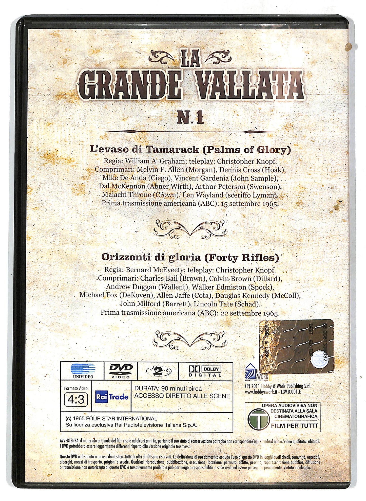 EBOND La grande vallata Vol 1 Stagione 1 Episodi 2 EDITORIALE DVD D719925