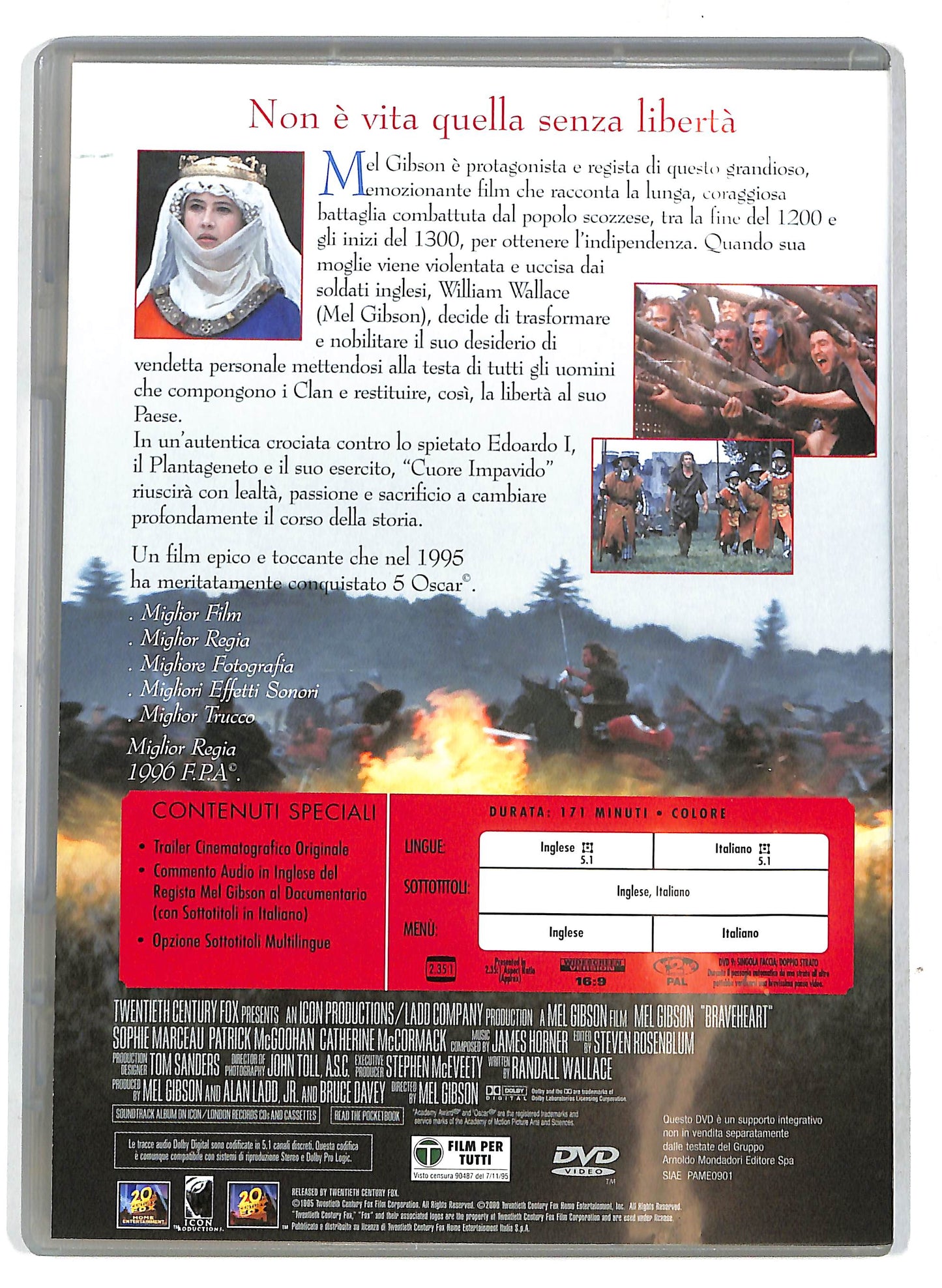 EBOND Braveheart EDITORIALE DVD D719928
