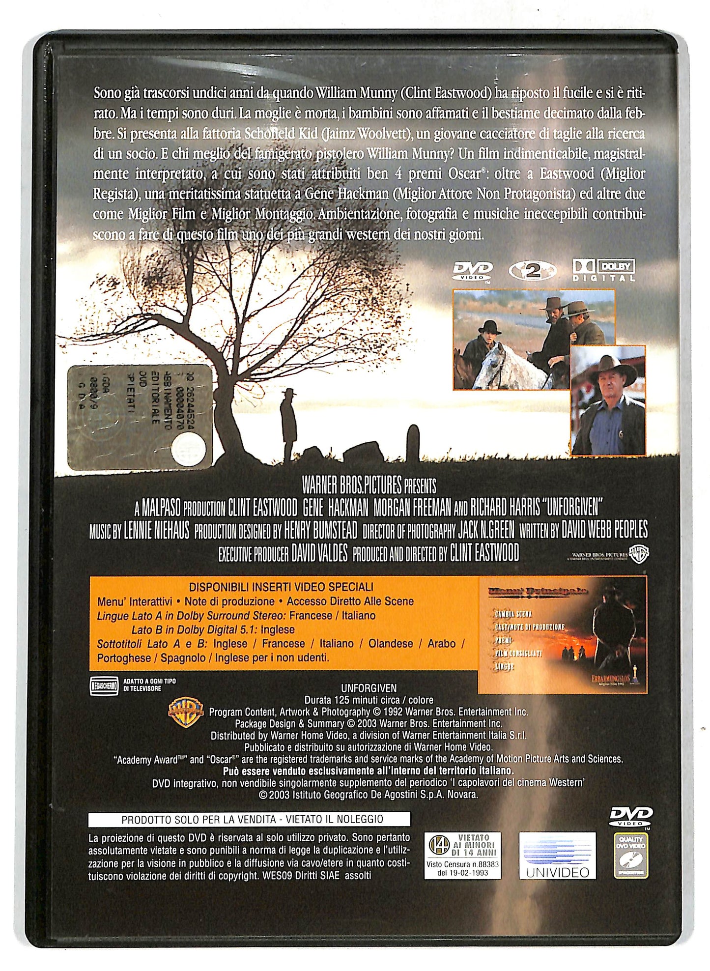 EBOND Gli Spietati  DVD  Editoriale EDITORIALE D720103