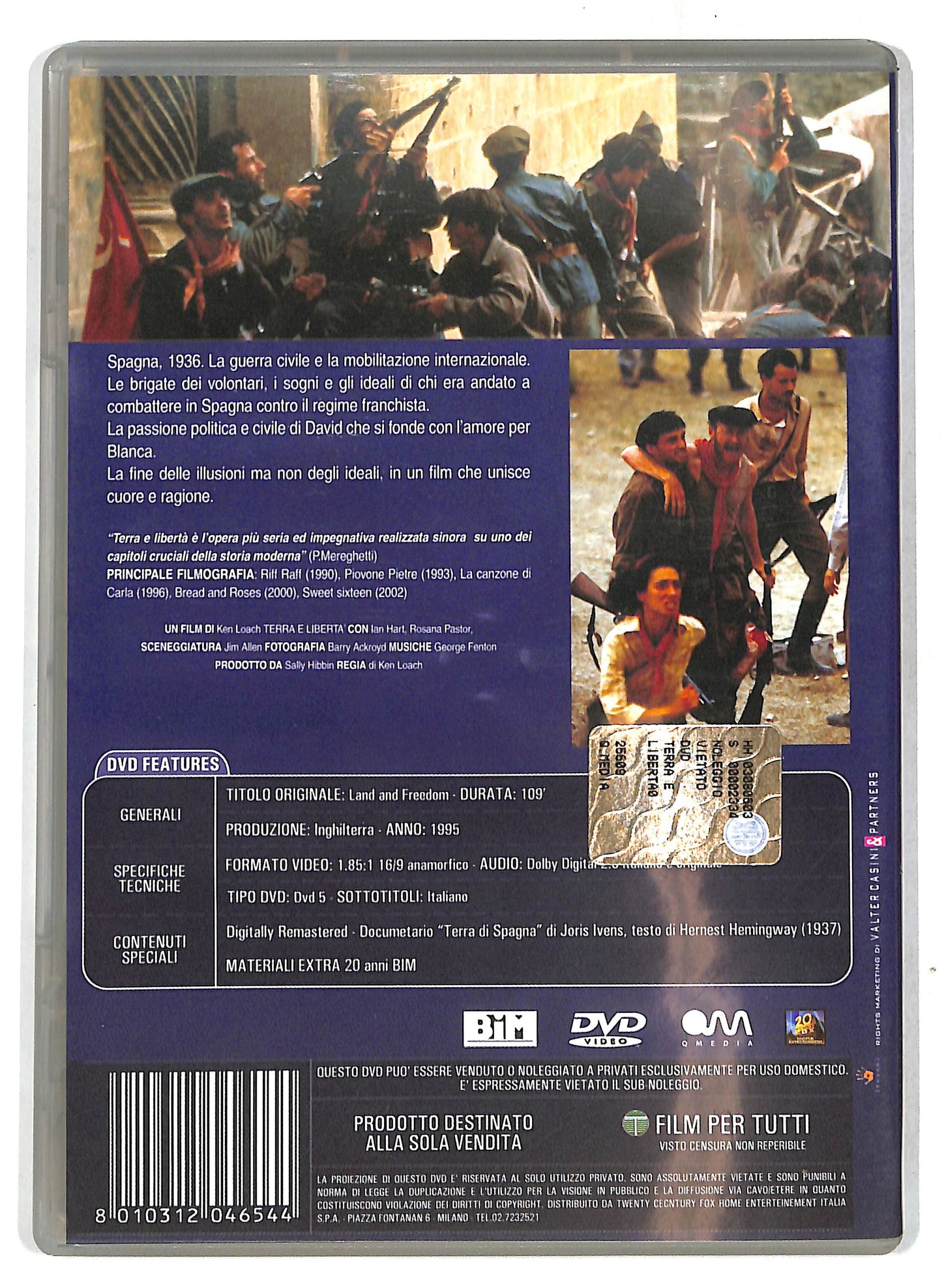 EBOND Terra e liberta DVD D720106